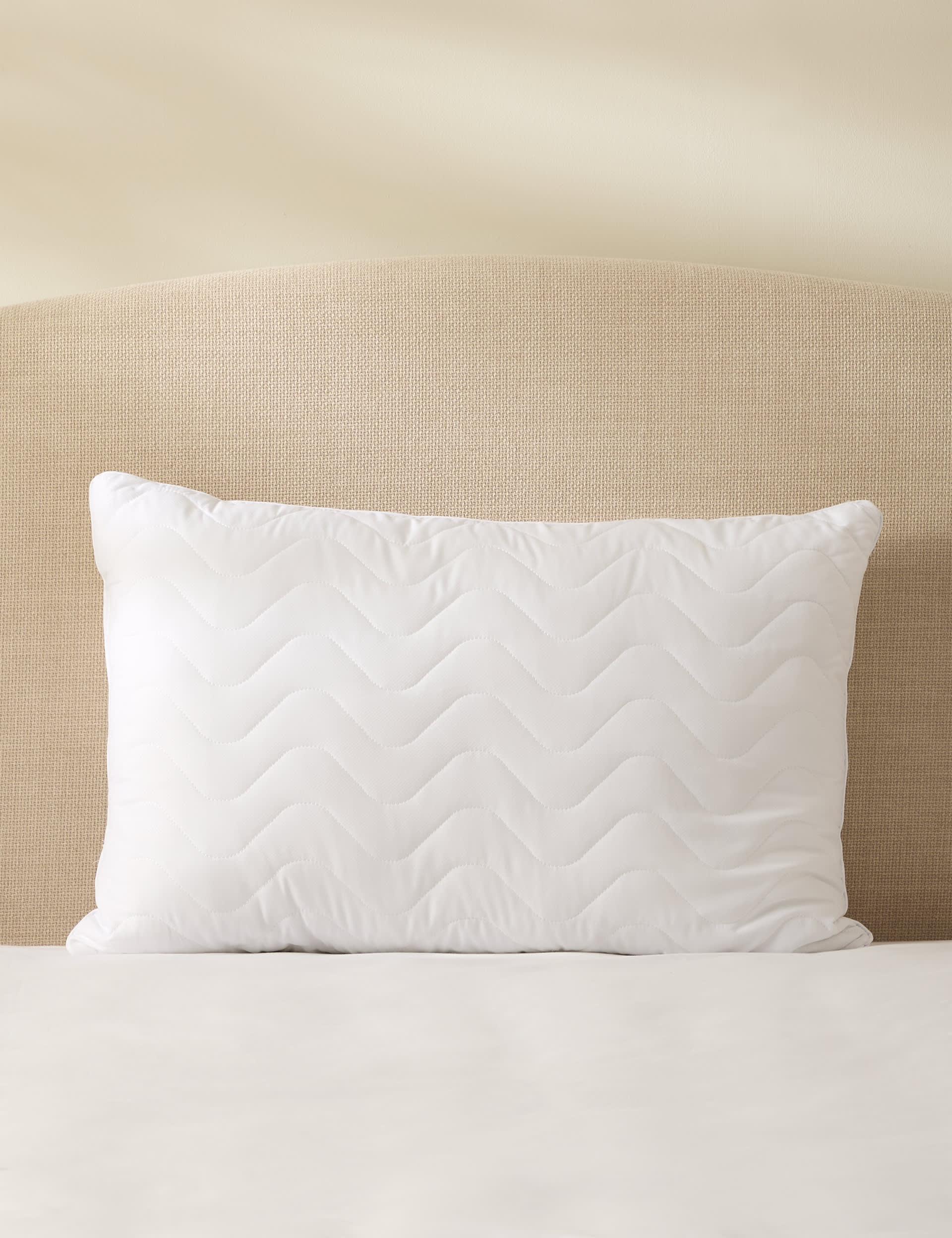 M&S Collection 2 Pack Soft As Down Firm Pillows - White, White