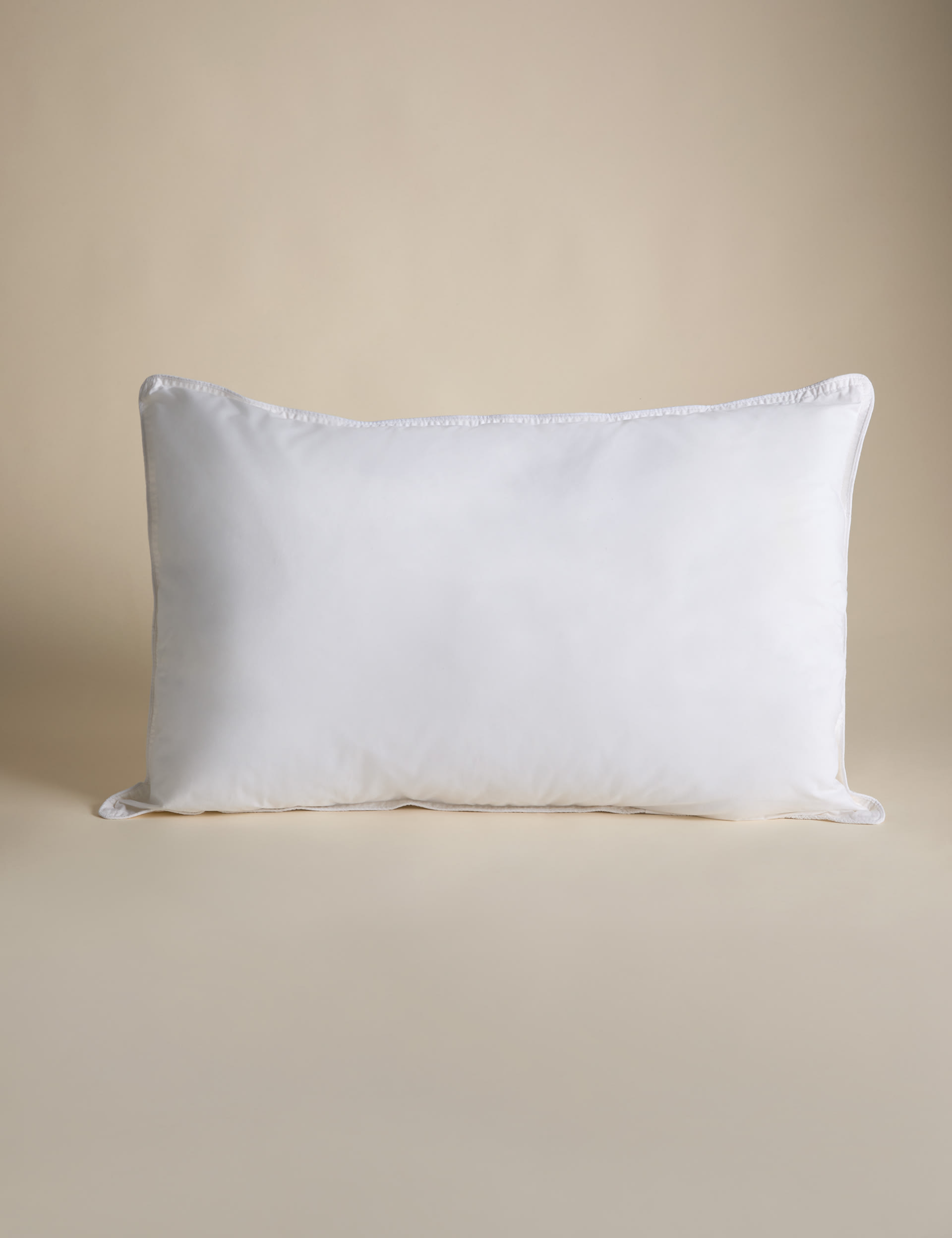 M&S Collection Ultimate Comfort Pure Cotton Single Medium Pillow - White, White