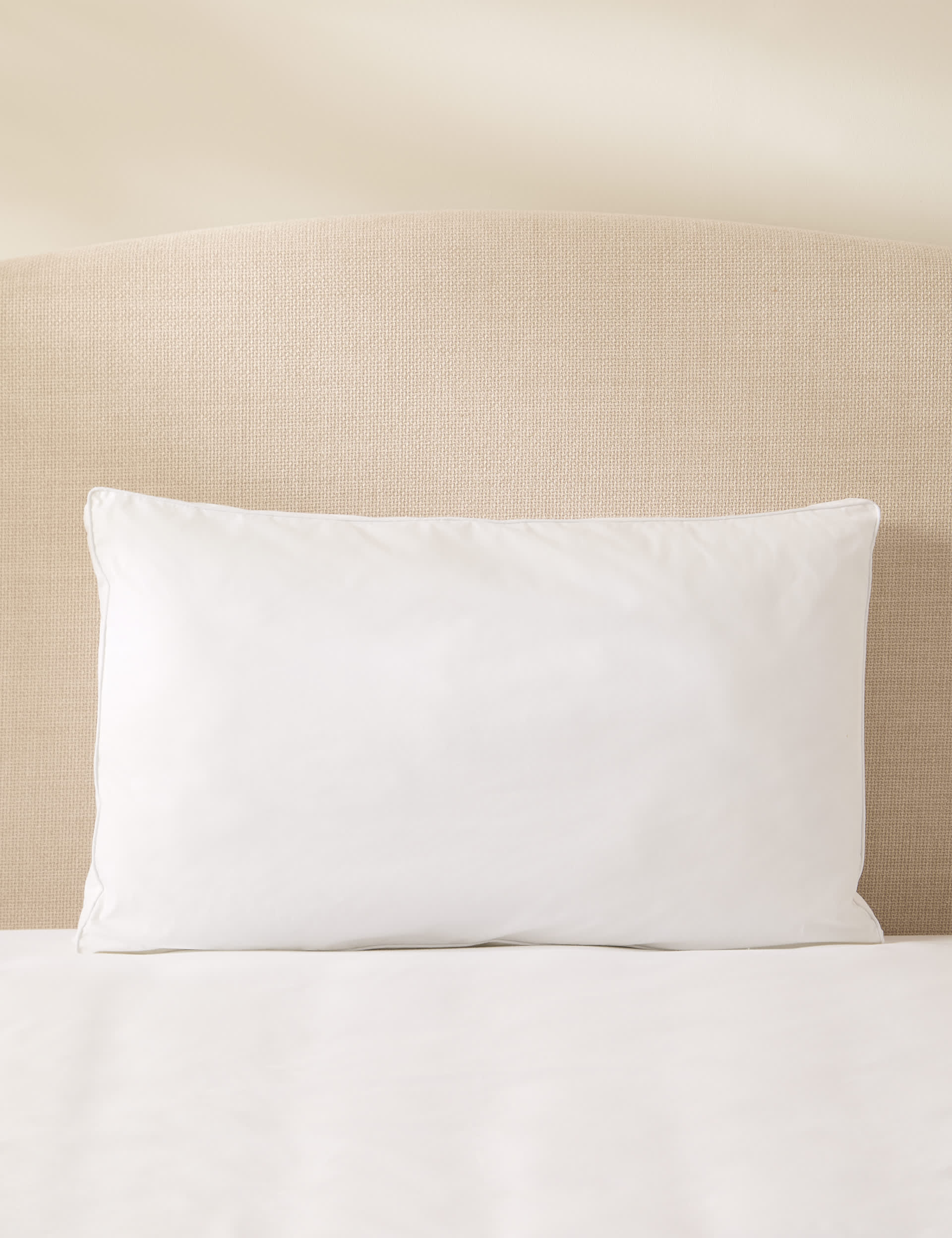 Sleep Solutions Back Sleeper Walled Pillow - White, White