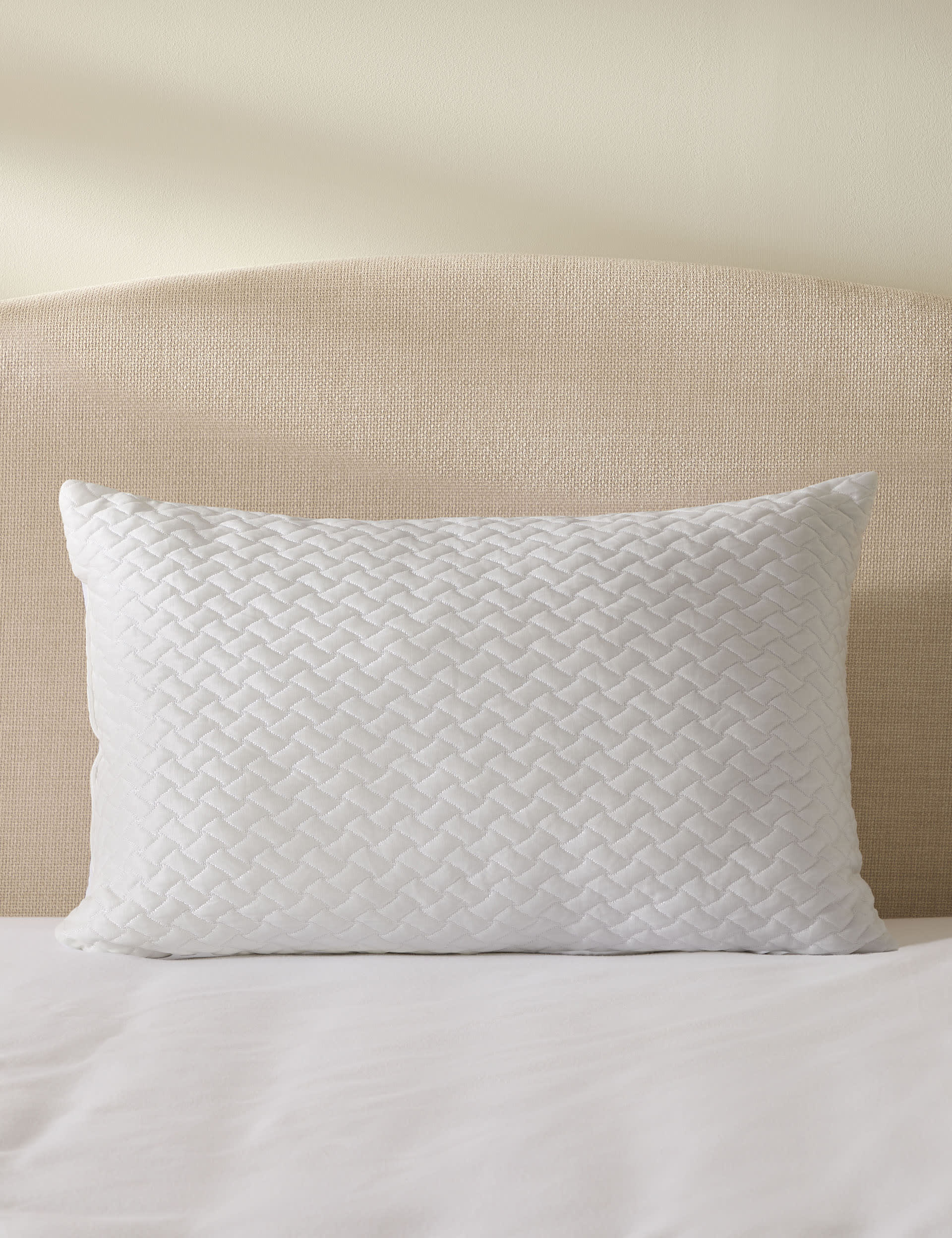 Sleep Solutions Ultra Cool Medium Pillow - White, White