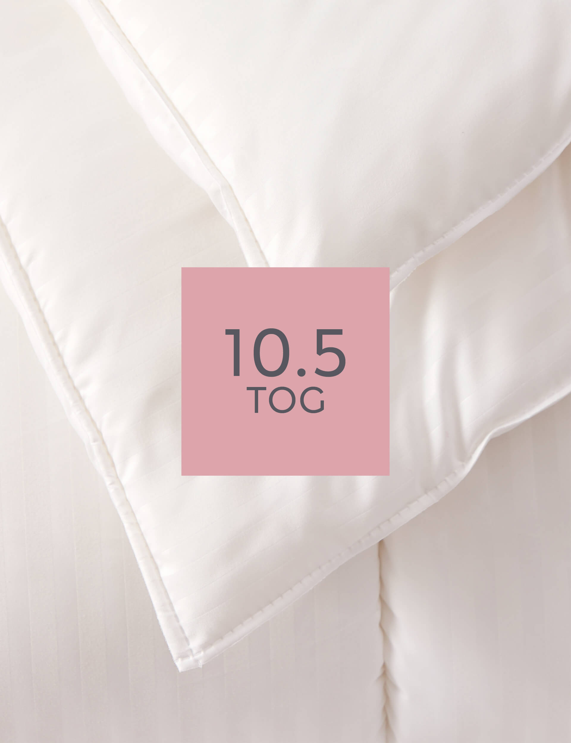 M&S Collection Supremely Washable 10.5 Tog Duvet - 5FT - White, White