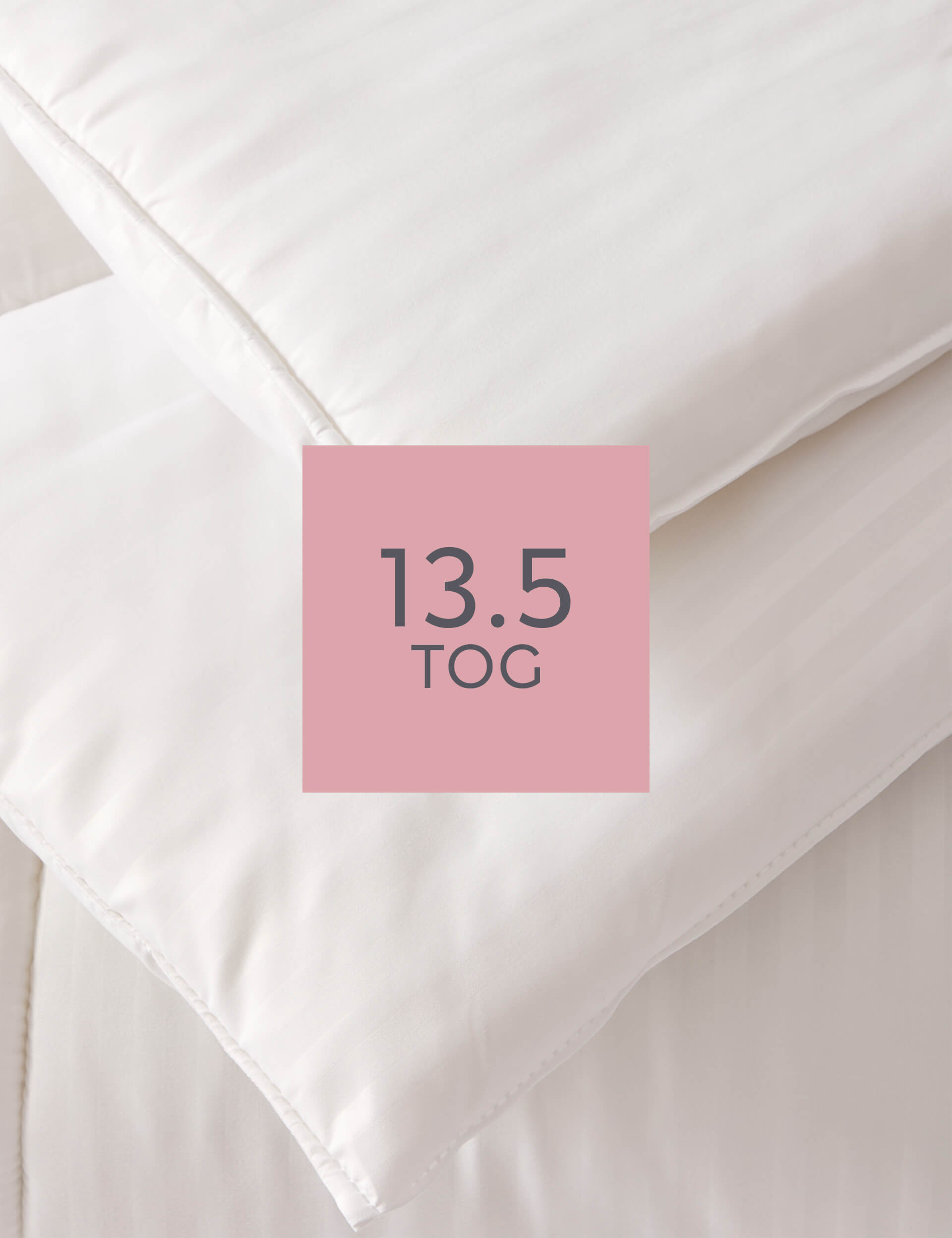 M&S Collection Supremely Washable 13.5 Tog Duvet - 6FT - White, White