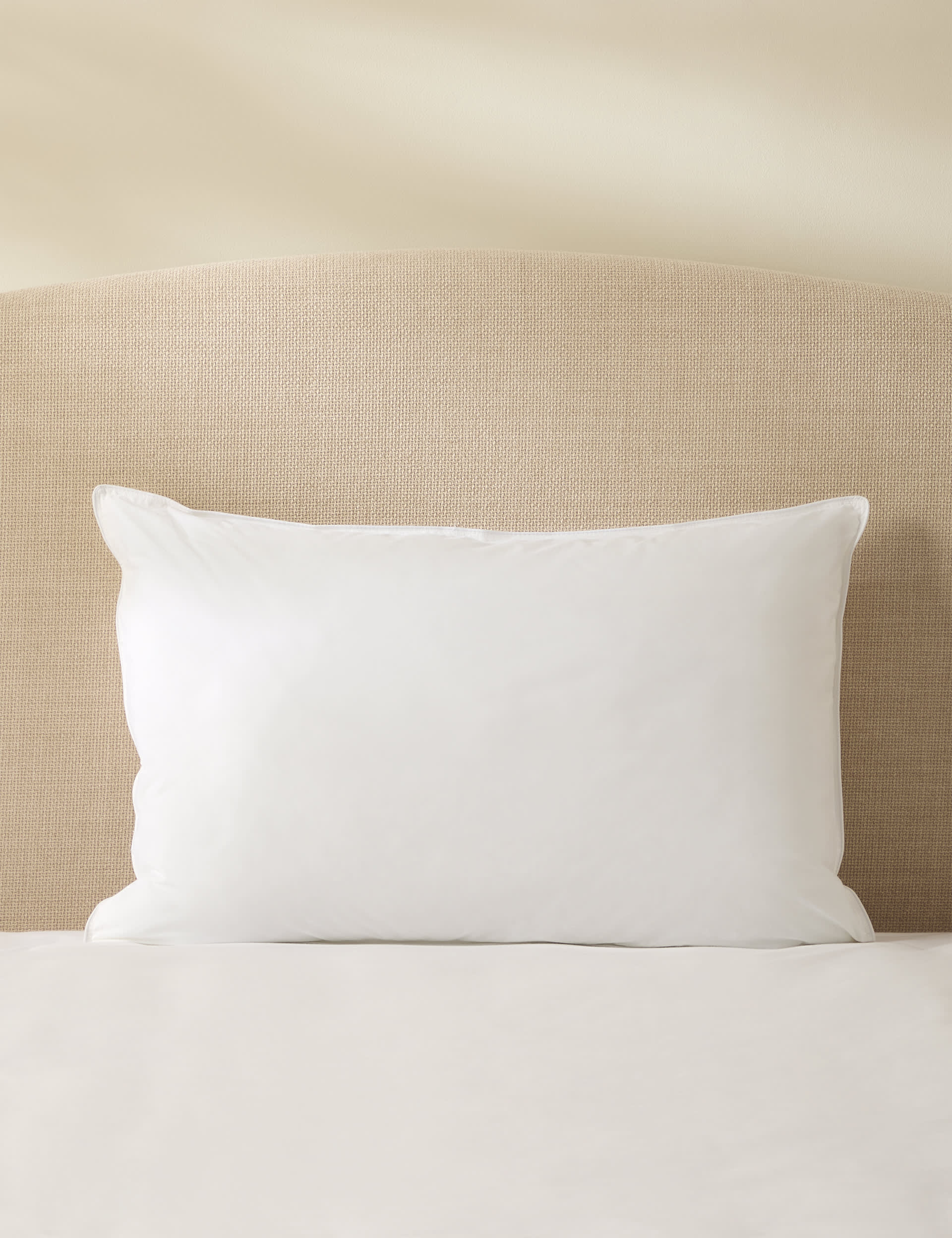 M&S Collection 2 Pack Supremely Washable Medium Pillows - White, White