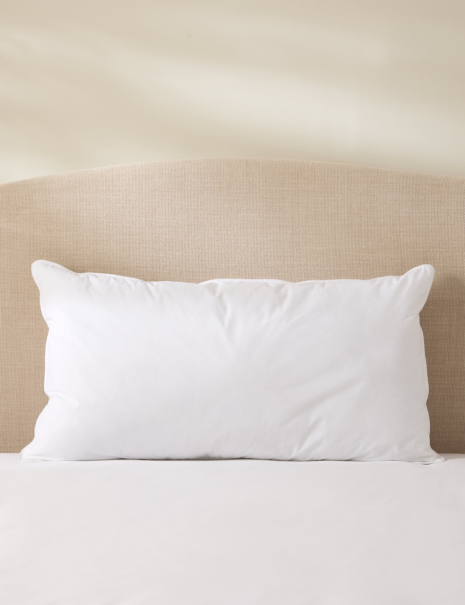 M&S Collection Supremely Washable Medium King Size Pillow - White, White