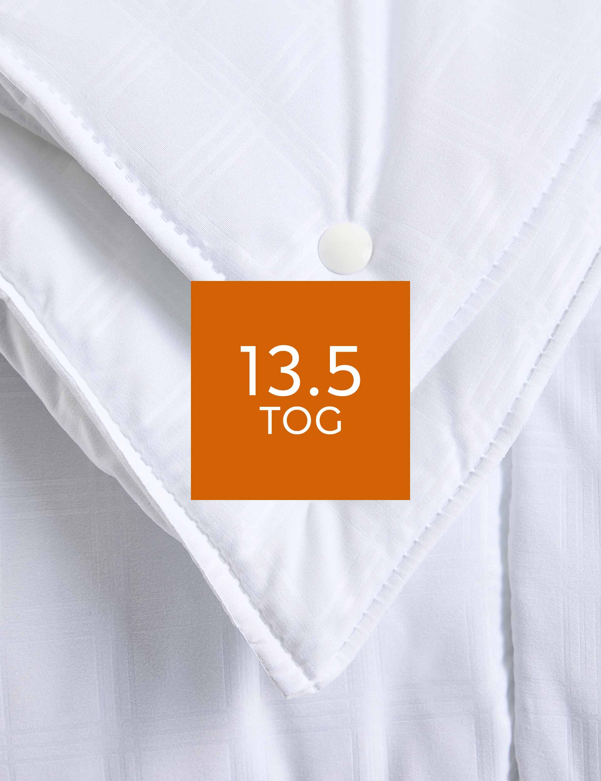 M&S Collection Warm & Toasty 13.5 Tog All Season Duvet - 5FT - White, White