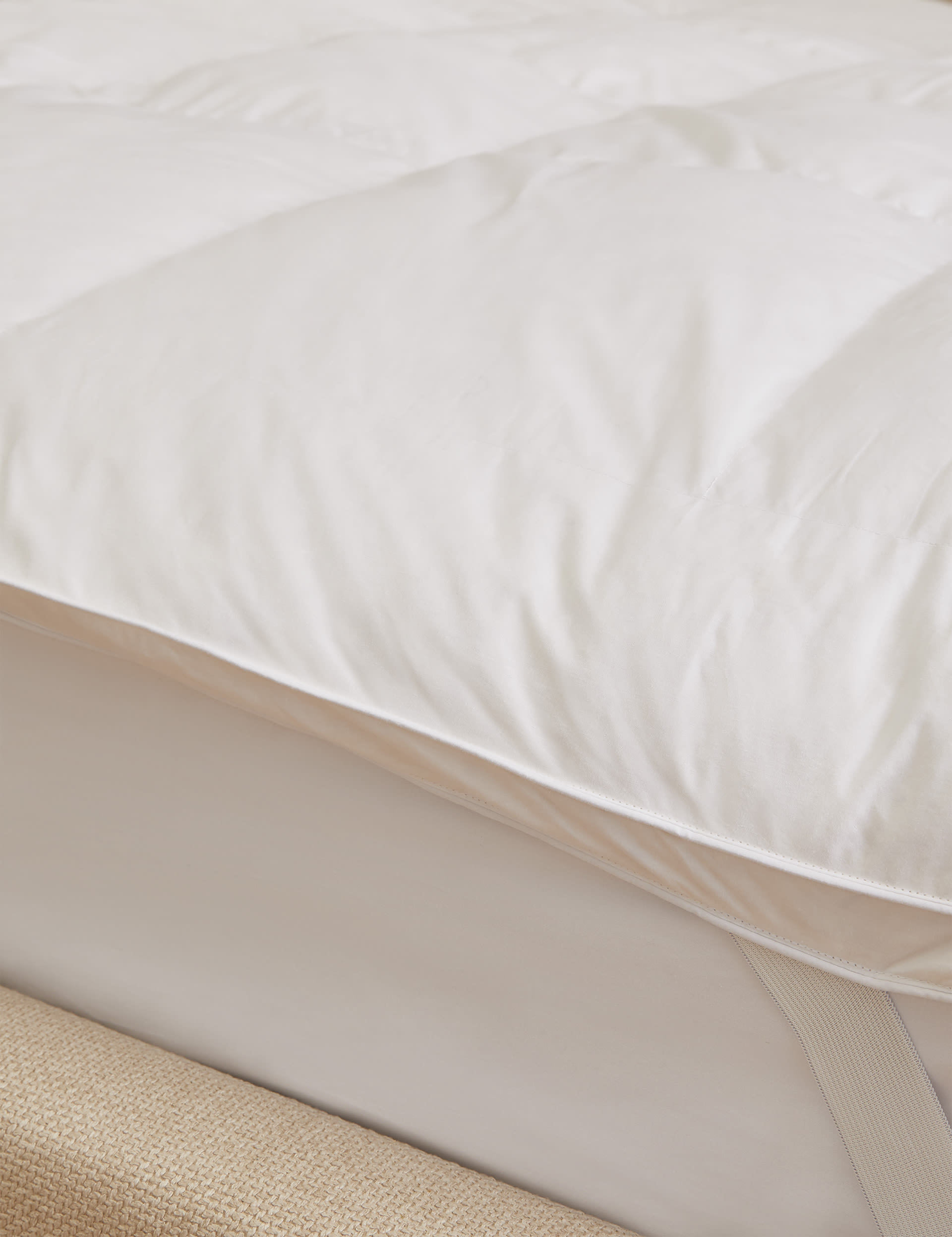 M&S Collection Duck Feather & Down Mattress Topper - 6FT - White, White