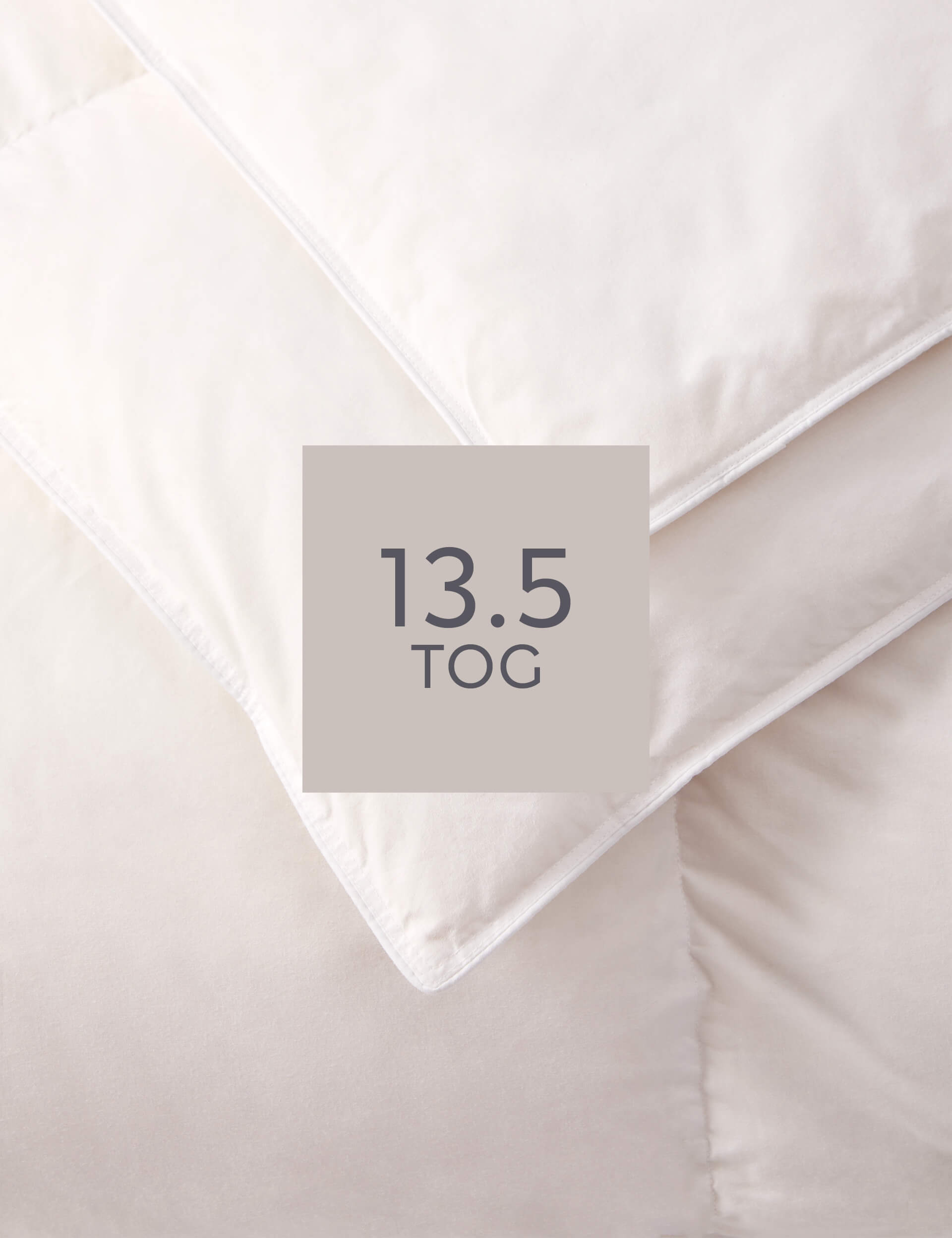 M&S Collection Duck Feather & Down 13.5 Tog Duvet - 5FT - White, White