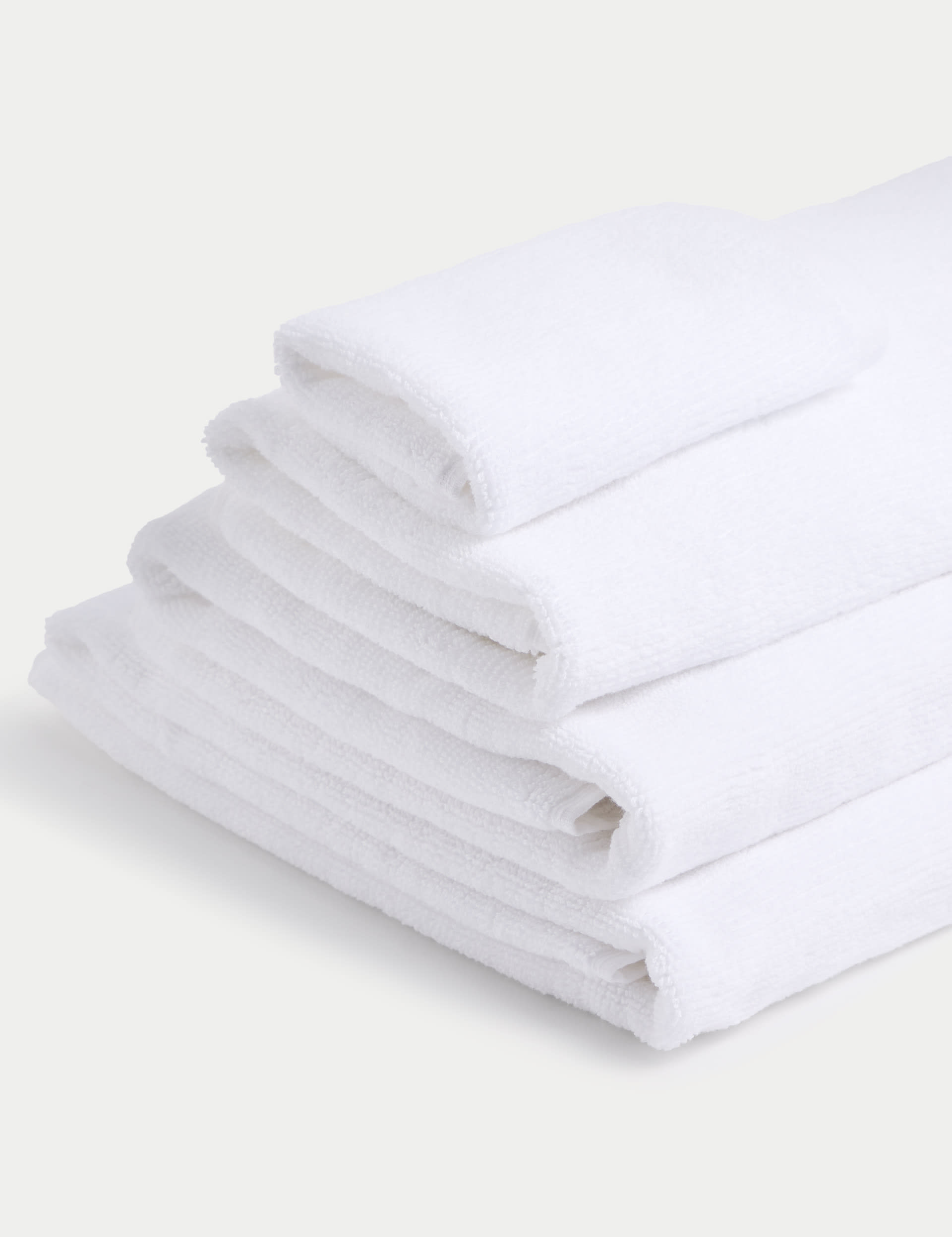 M&S Collection Ultra Dry Pure Cotton Towel - BATH - White, Neutral,Silver Grey,Indigo,White,Black,Fo