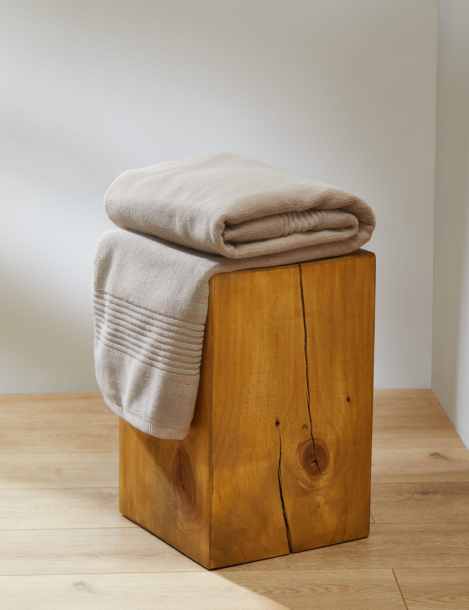 M&S Collection Egyptian Cotton Luxury Heavyweight Towel - BATH - Mocha, Mocha,Charcoal,White,Silver 