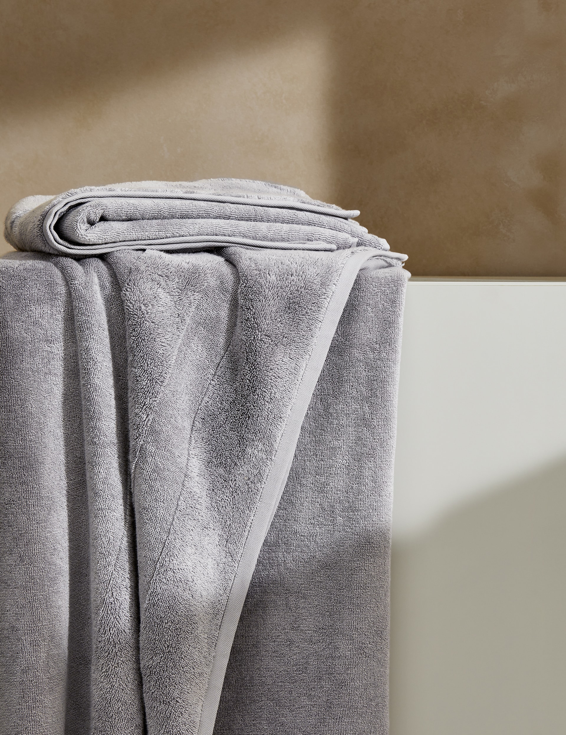 M&S Collection Ultimate Turkish Cotton Towel - HAND - Silver Grey, Mocha,Dusted Pink,White,Dark Gree