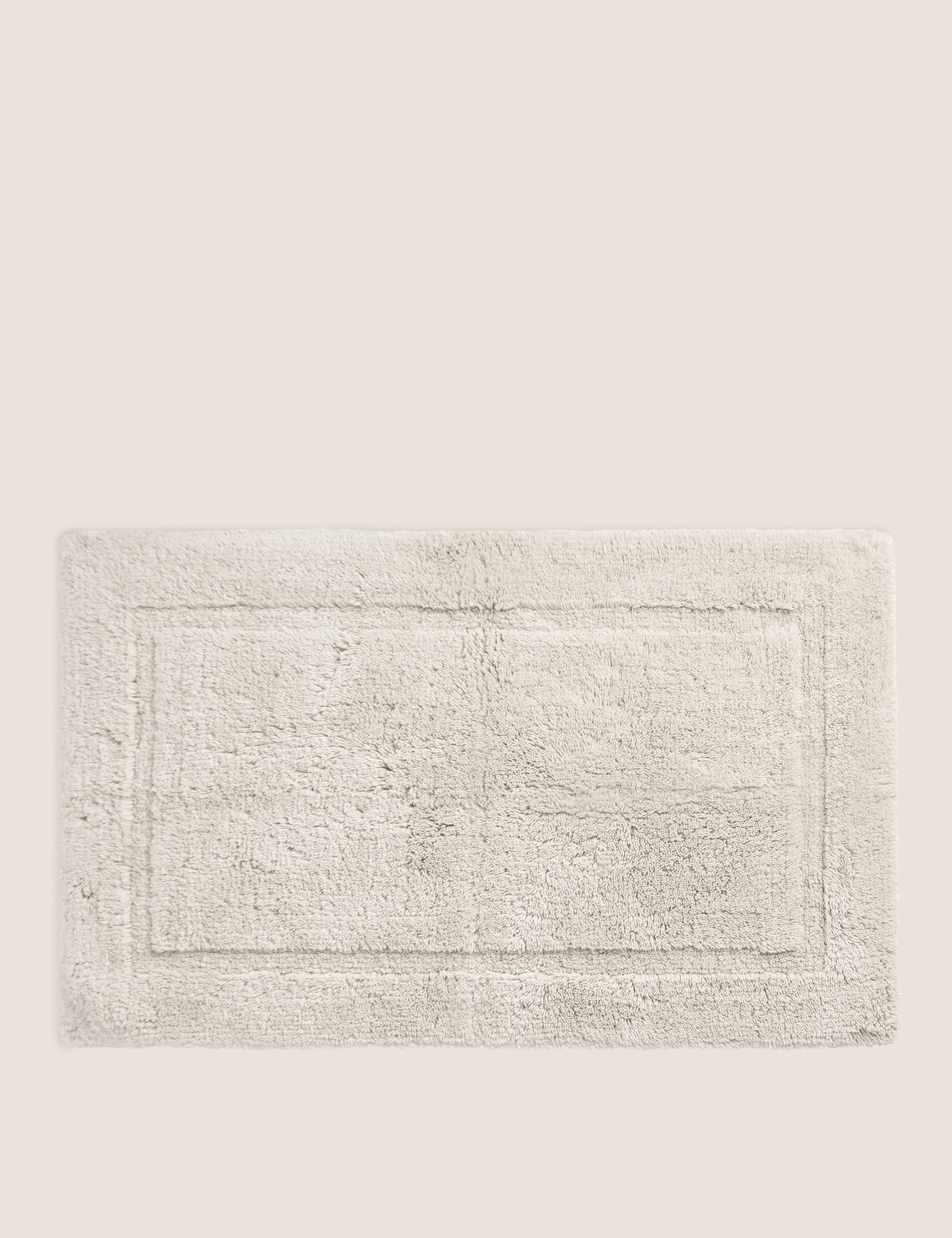 M&S Collection Egyptian Cotton Luxury Bath Mat - Stone, Cream,Midnight,Stone,Duck Egg,White,Ochre,Ch