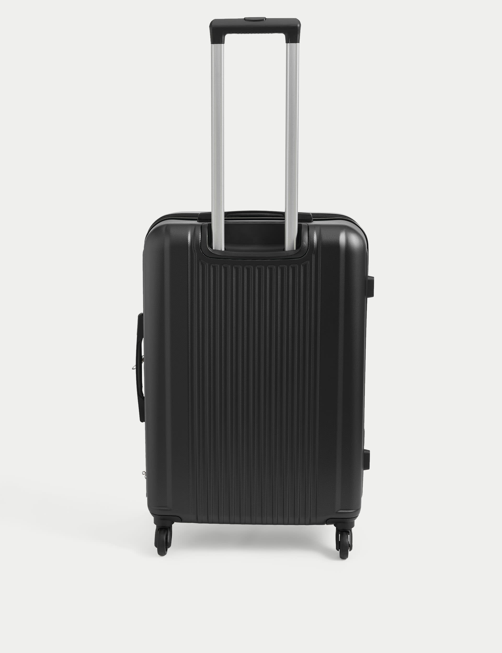 M&S Collection Vienna 4 Wheel Hard Shell Medium Suitcase - Black, Navy,Black