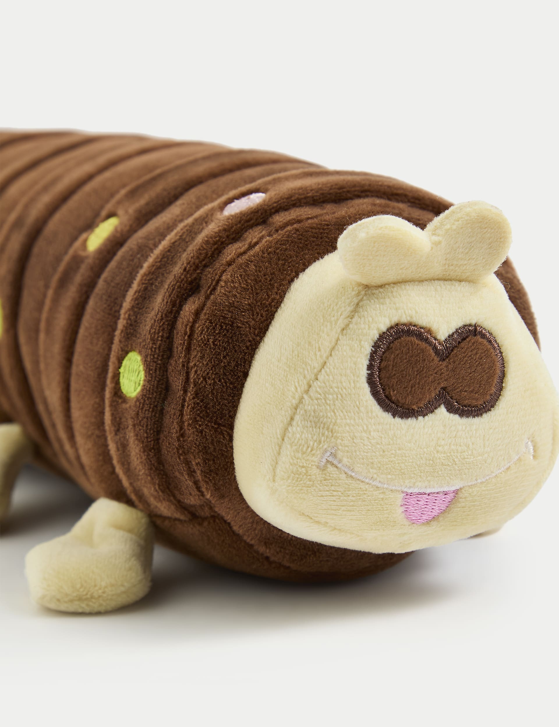 Colin The Caterpillar Colin the Caterpillar Pet Toy - Brown Mix, Brown Mix