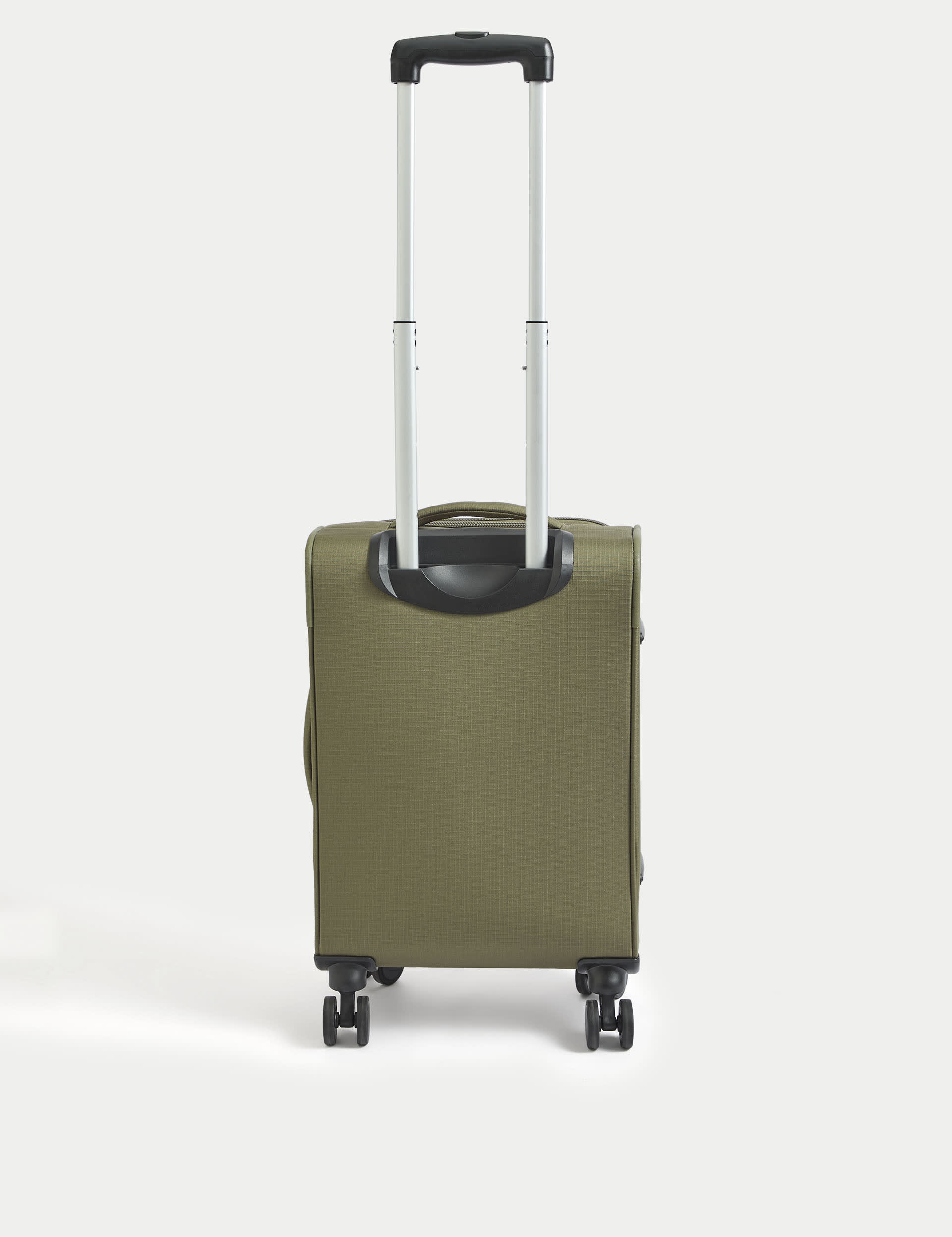 M&S Collection Seville 4 Wheel Soft Cabin Suitcase - Khaki, Black,Grey,Navy,Khaki