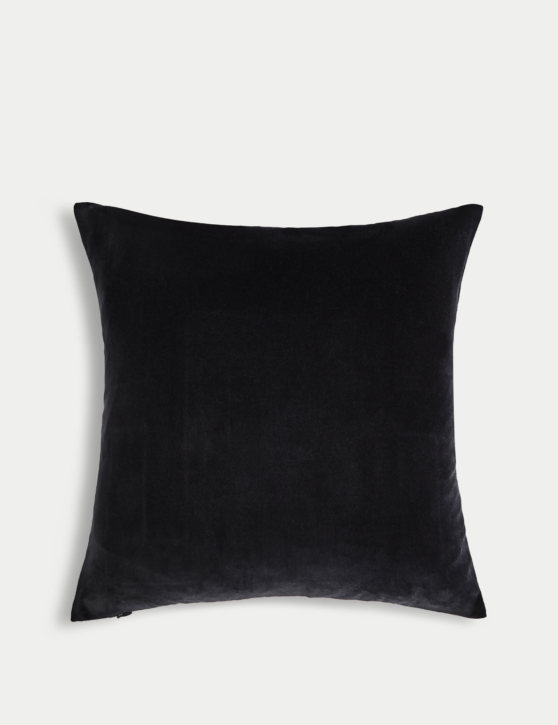 M&S X Kelly Hoppen Cut Square Cushion - Black Mix, Black Mix