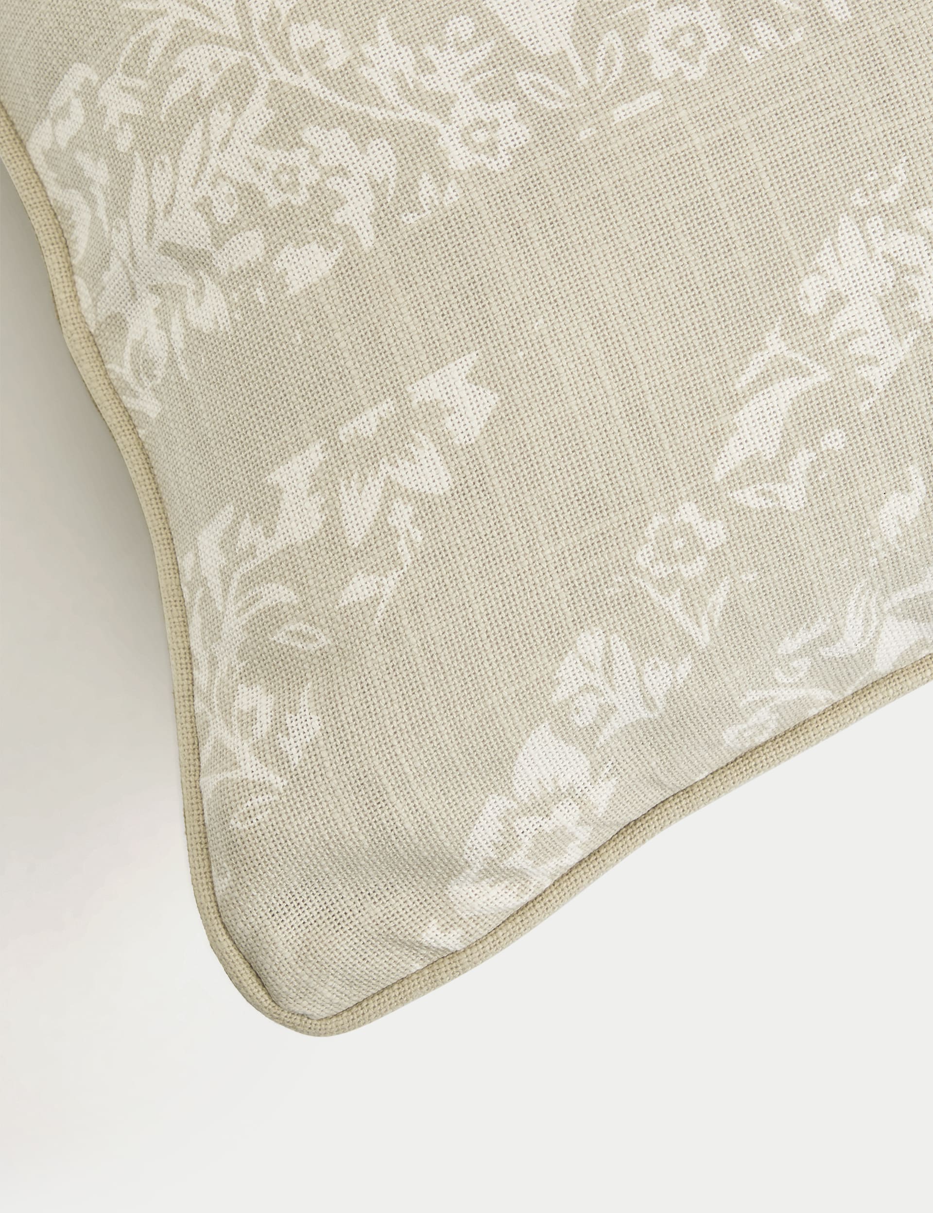 M&S Collection Pure Cotton Union Jack Bolster Cushion - Natural Mix, Natural Mix,Navy Mix