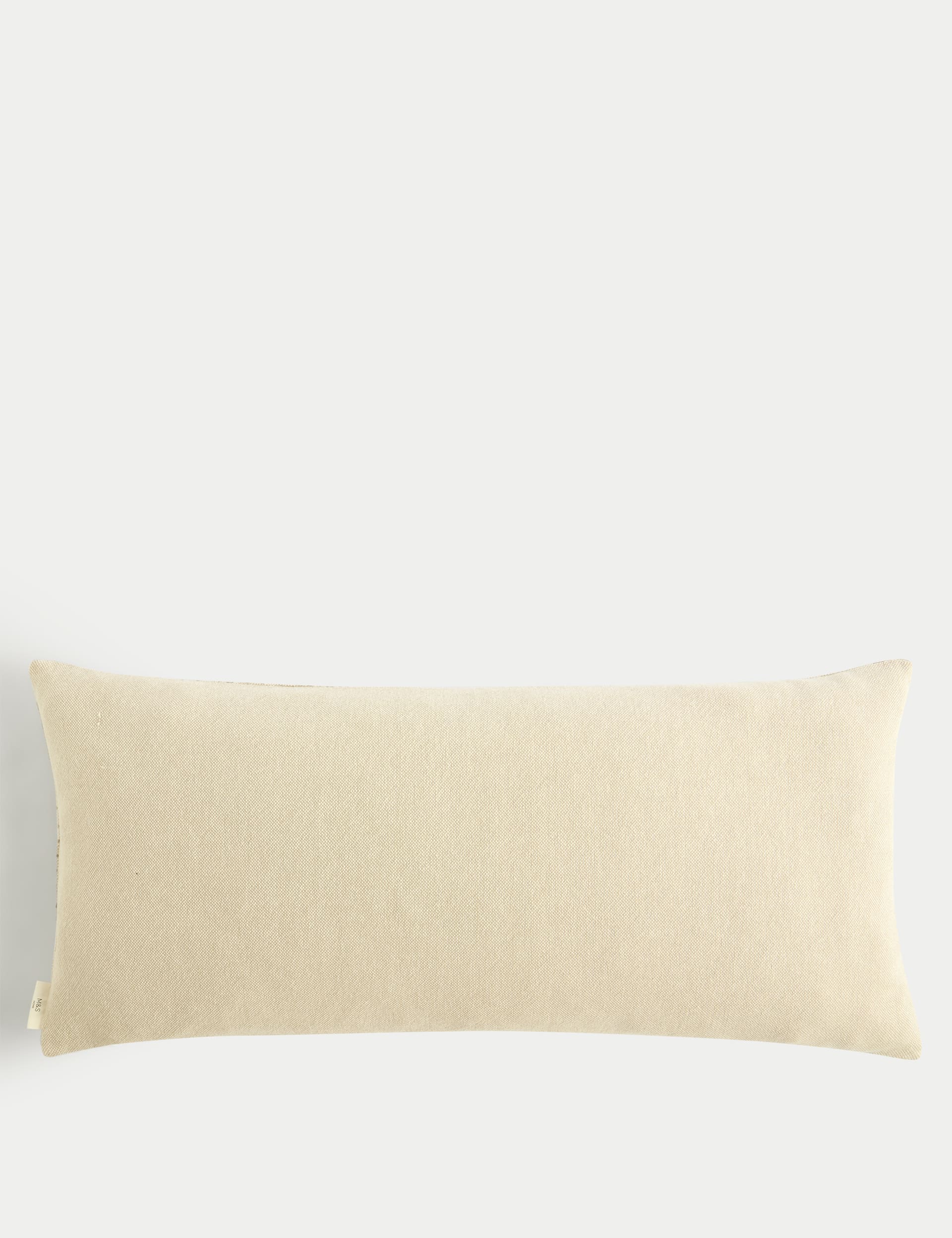 M&S X Fired Earth Sandia Pure Cotton Bolster Cushion - Malm, Malm