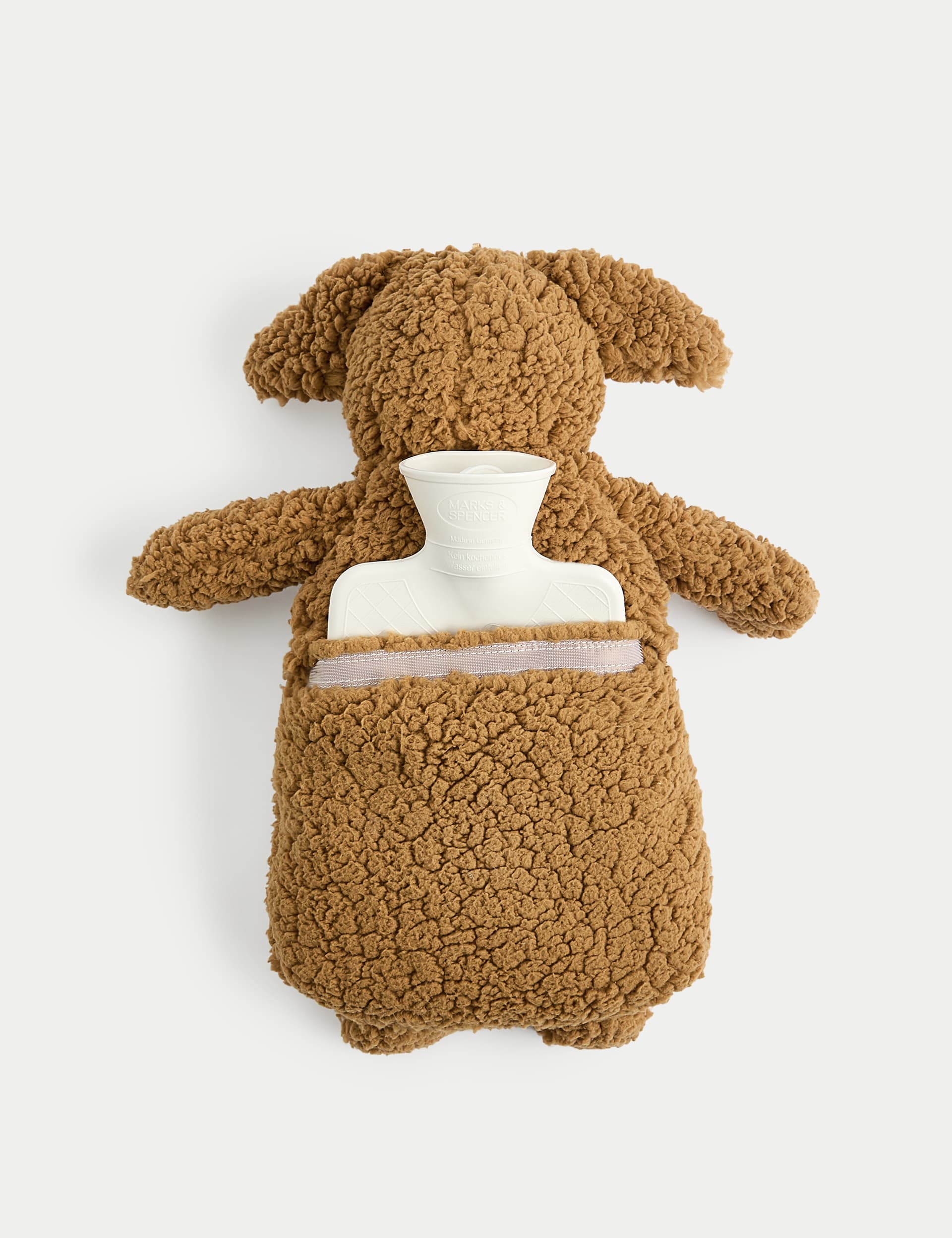 M&S Collection Dawson The Dog Hot Water Bottle - Caramel, Caramel