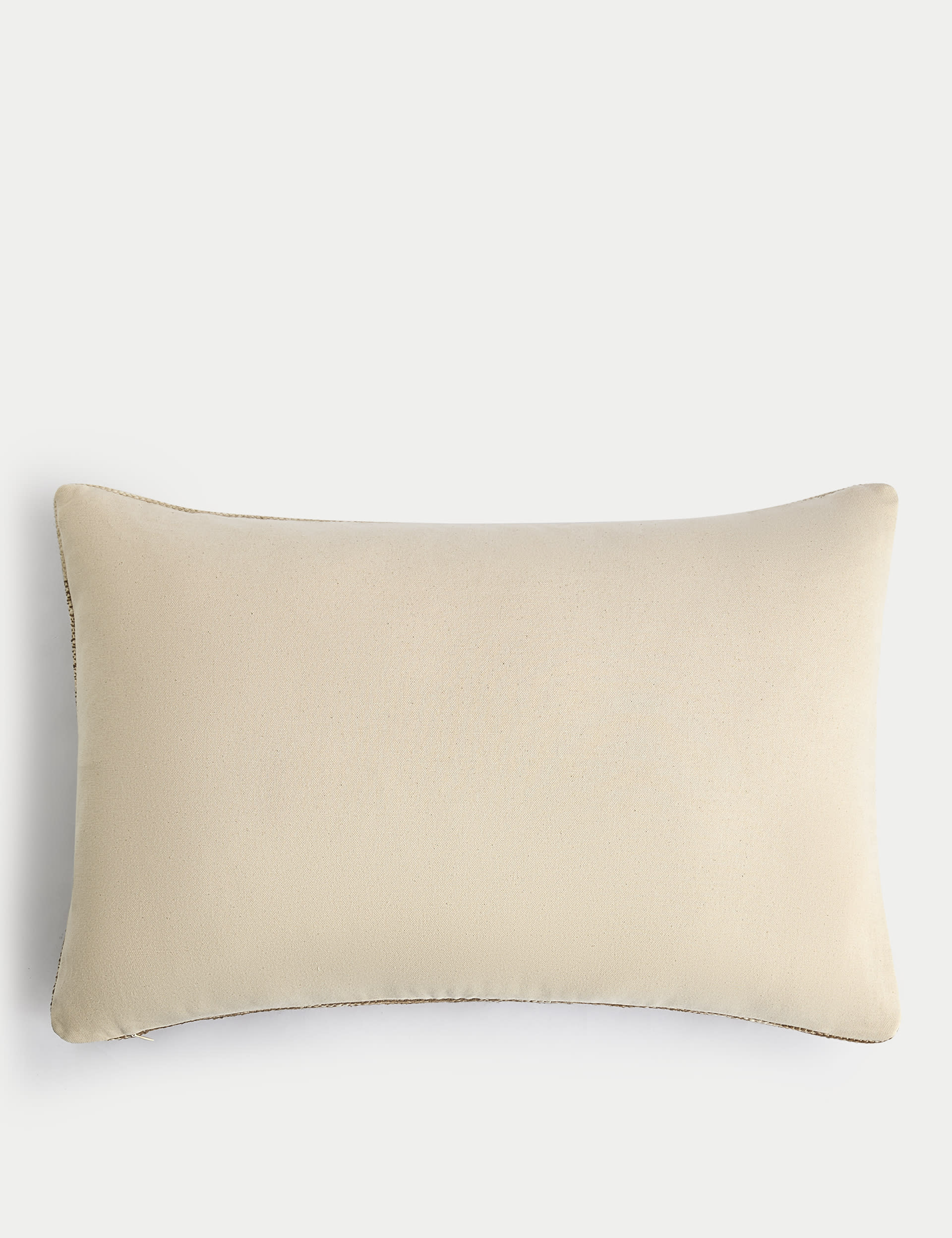 M&S Collection Pure Cotton Striped Bolster Cushion - Brown Mix, Brown Mix