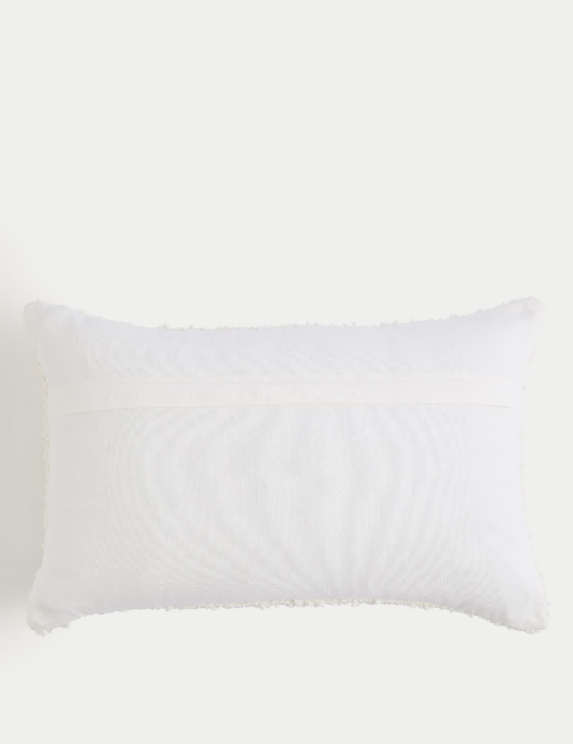 M&S Collection Pure Cotton Boucle Bolster Cushion - Cream, Cream