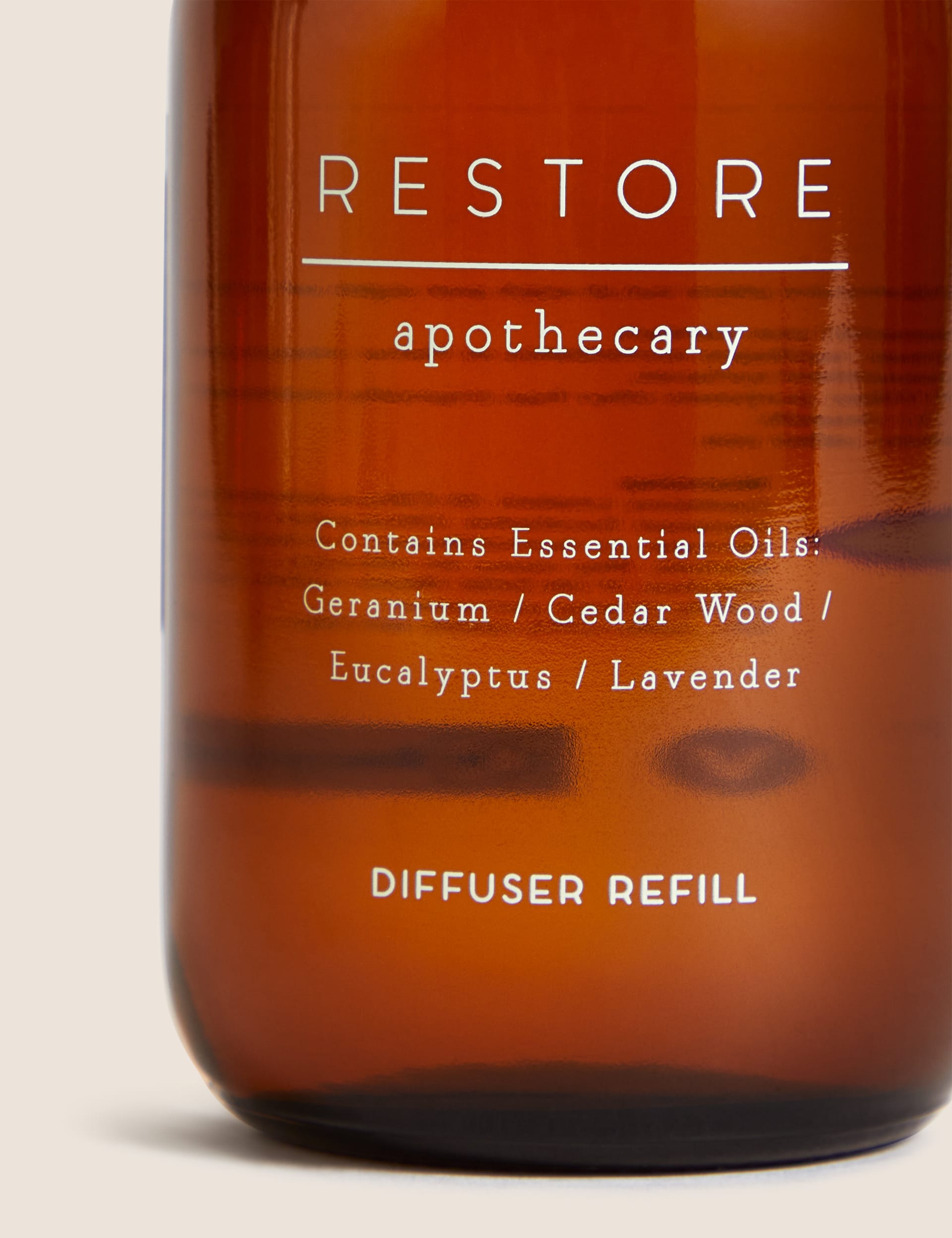 Apothecary Restore 230ml Diffuser Refill - Amber, Amber