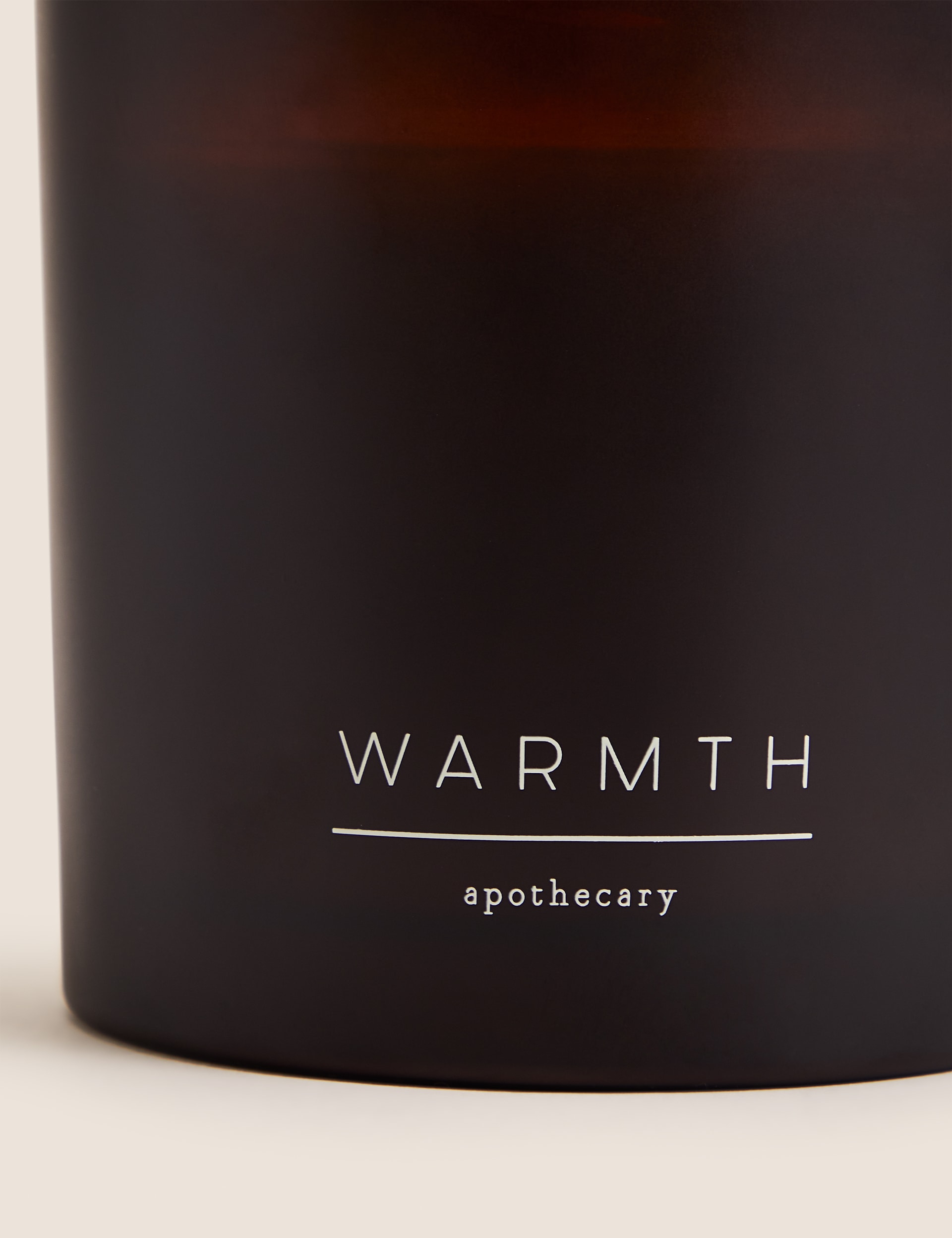 Apothecary Warmth 3 Wick Candle - Amber, Amber