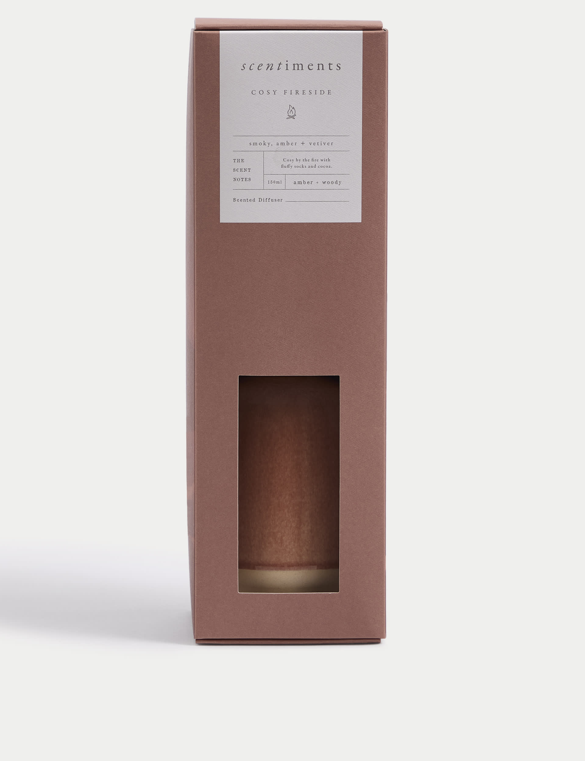 Scentiments Cosy Fireside 150ml Diffuser - Rust Mix, Rust Mix