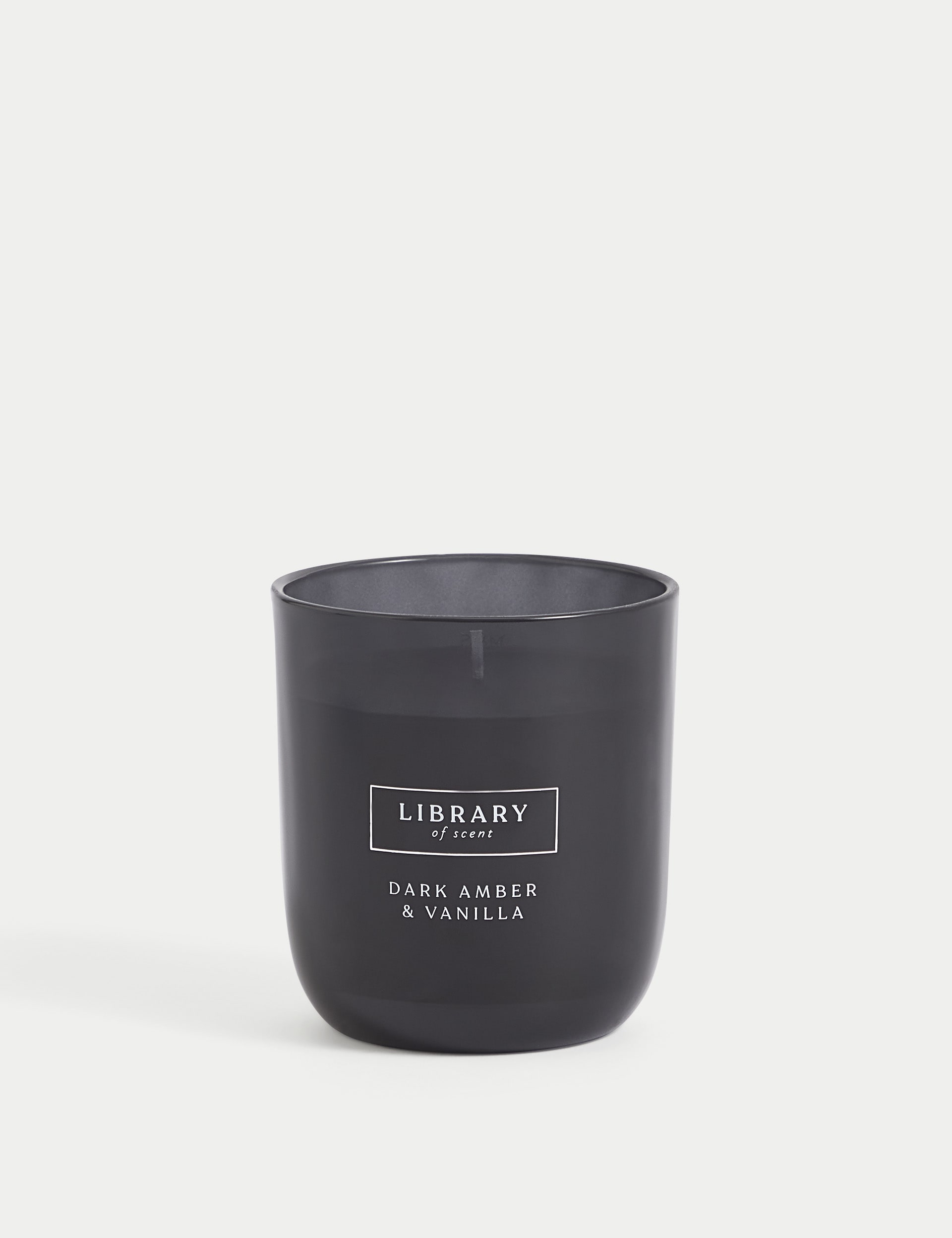 Library Of Scent Dark Amber & Vanilla Scented Candle - Black Mix, Black Mix