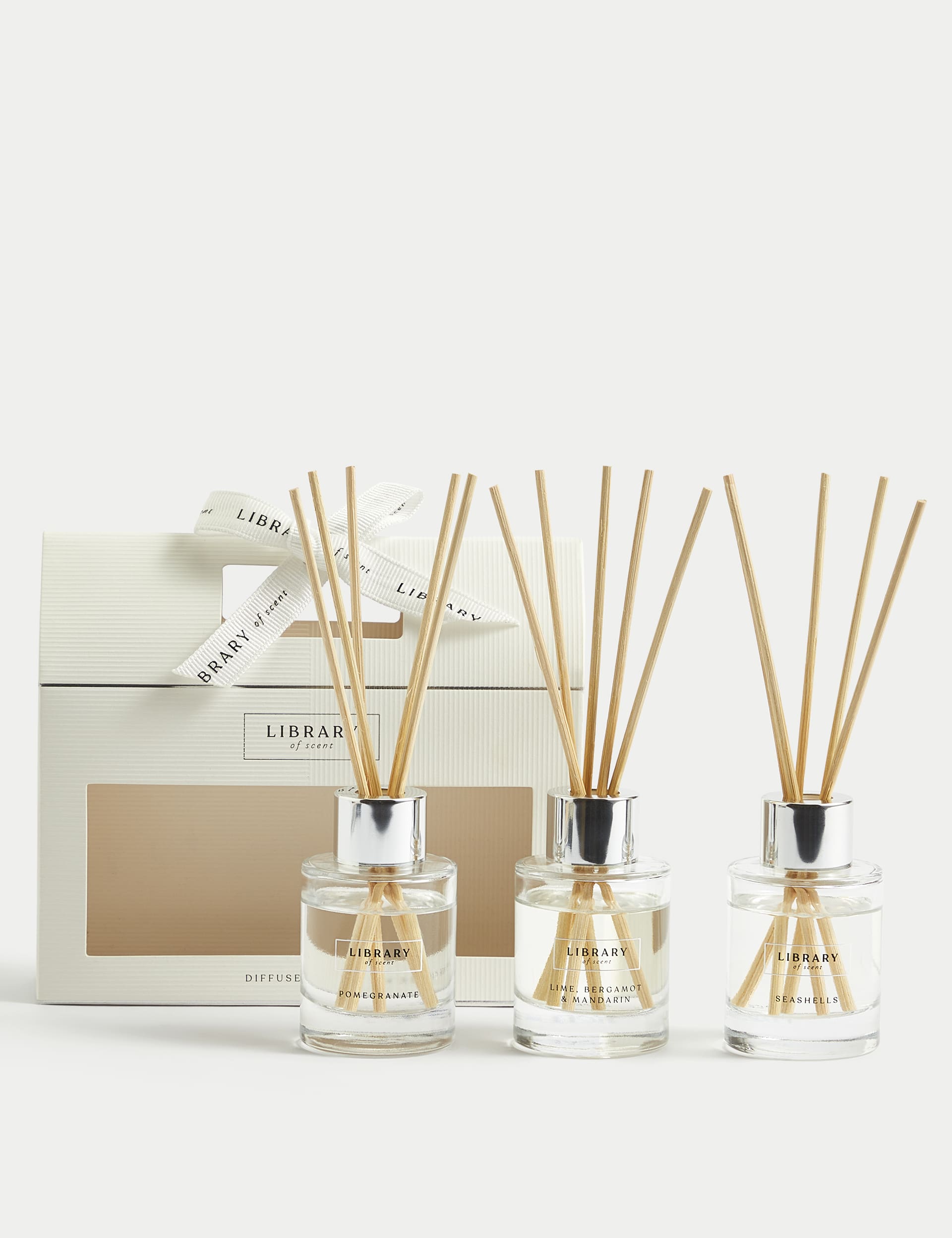 Library Of Scent Mini Diffuser Gift Set - White Mix, White Mix