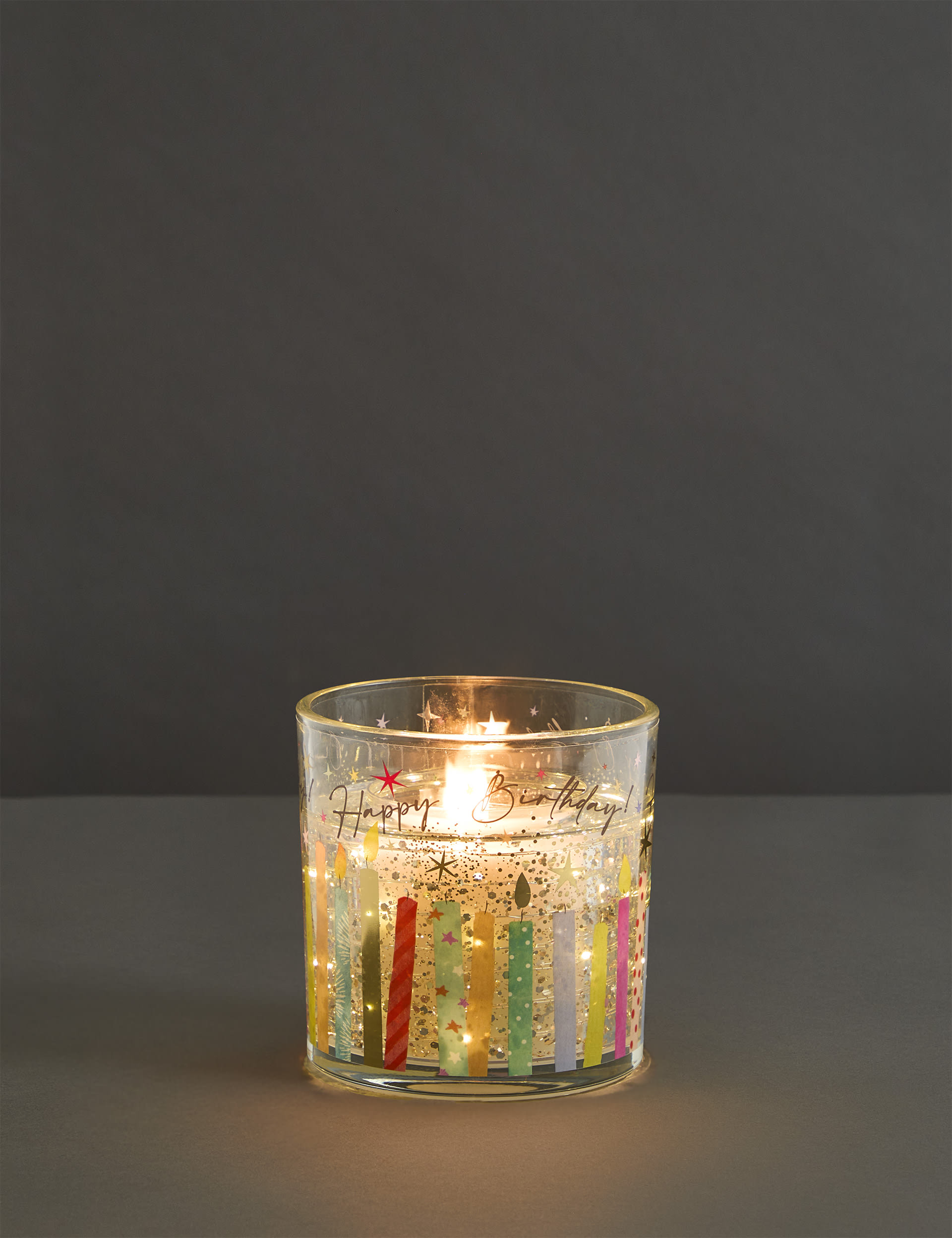 Marks & Sparkle Happy Birthday Light Up Candle - Multi, Multi