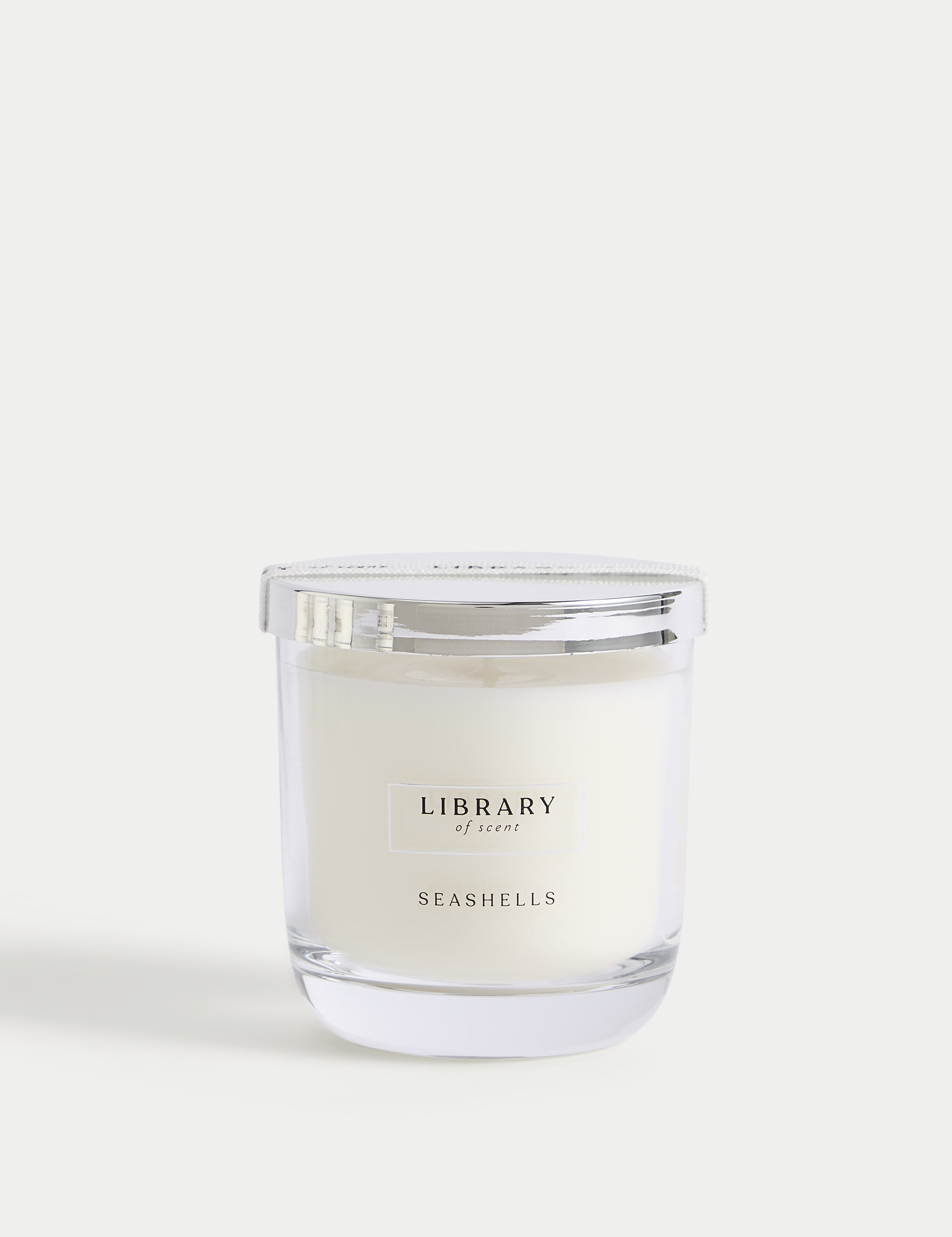 Library Of Scent Seashells Scented Candle - White, White