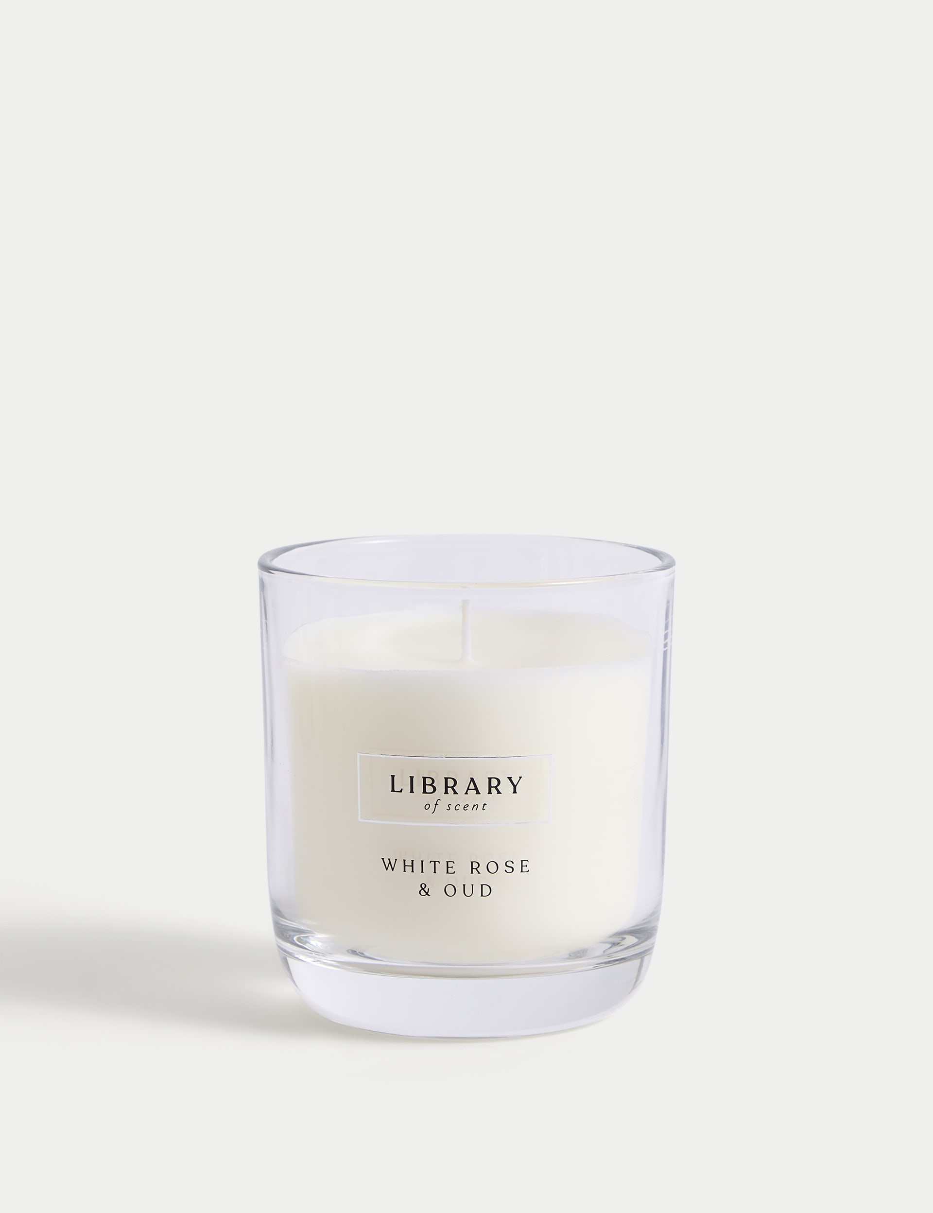 Library Of Scent White Rose & Oud Scented Candle - White Mix, White Mix