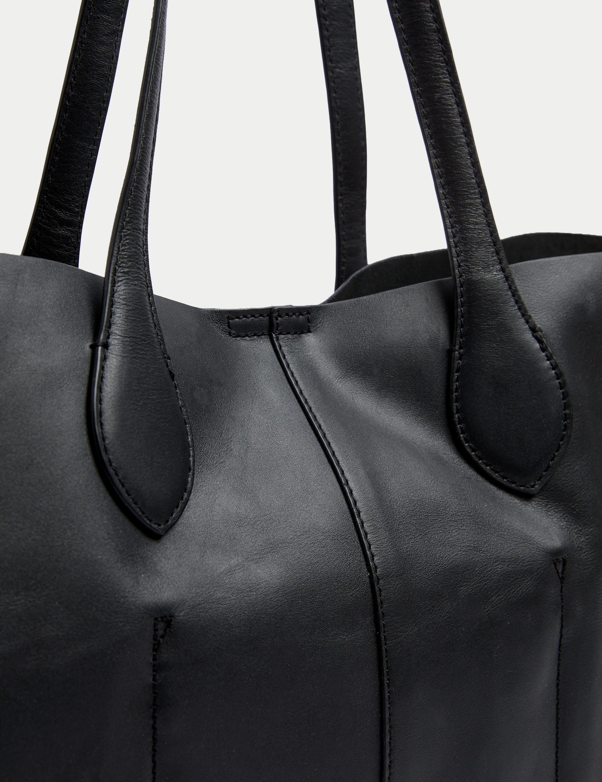 Autograph Women's Leather Tote Bag - Black, Black