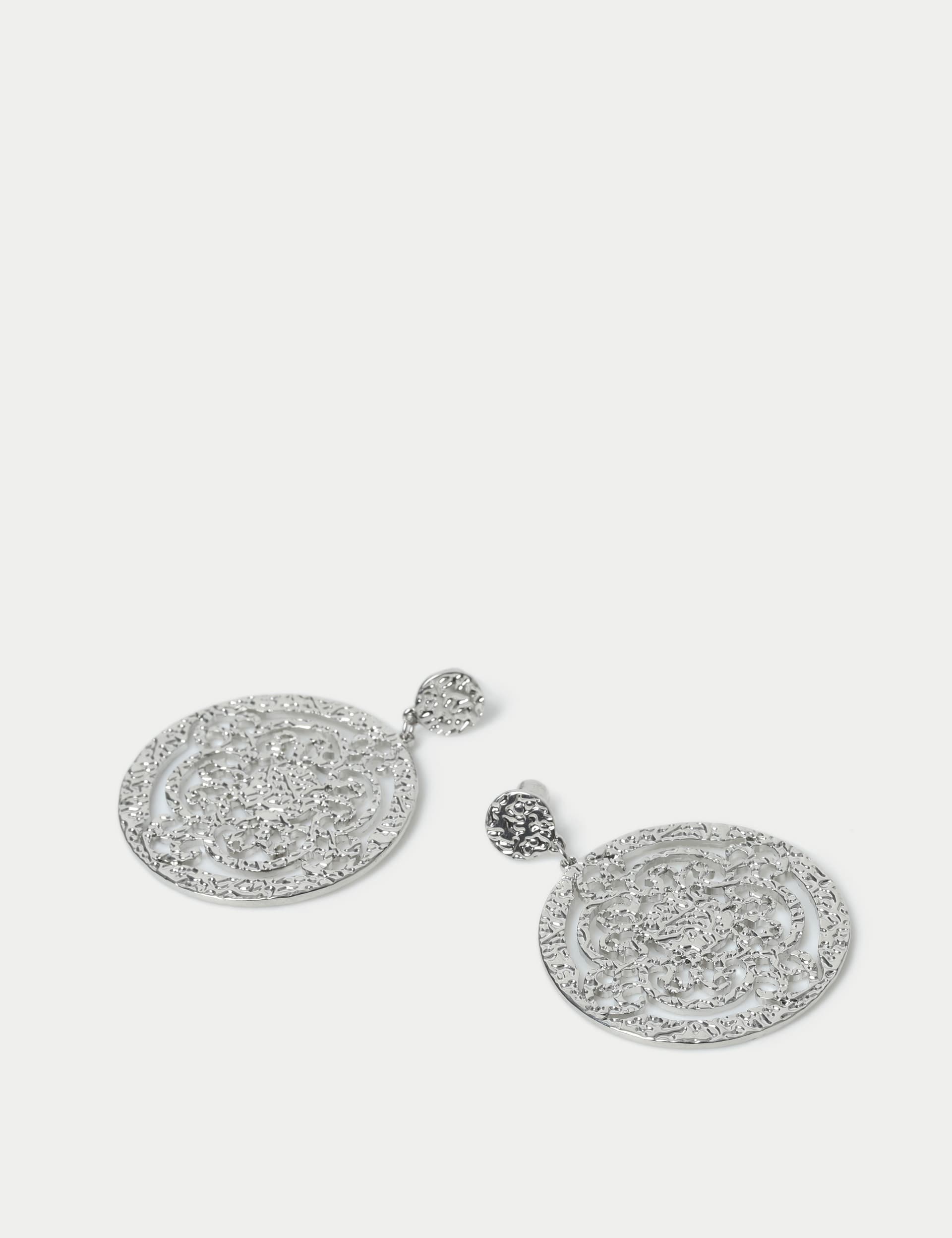 Per Una Women's Filigree Drop Earrings - Silver, Silver