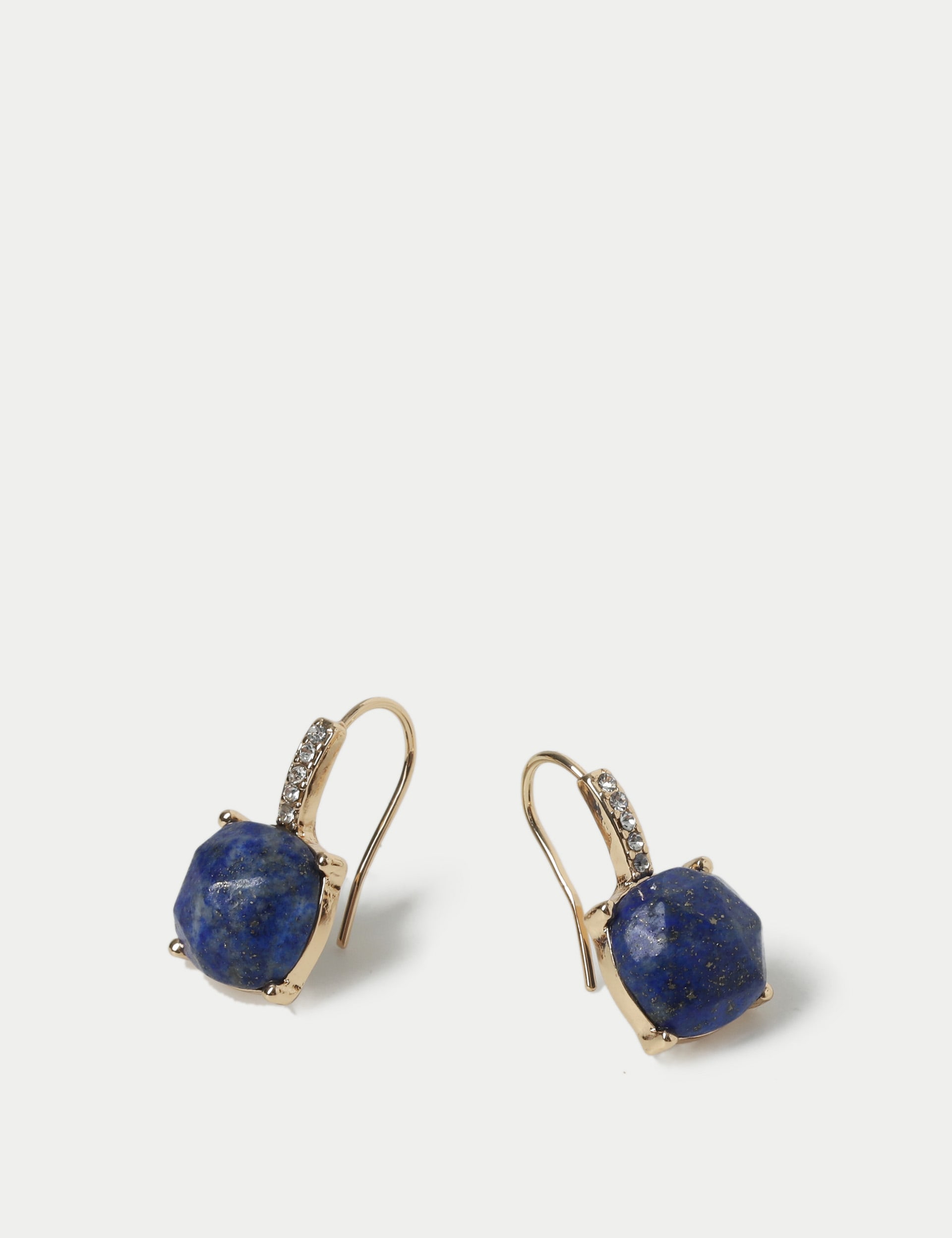 Per Una Women's Blue Semi Precious Fish Hook Earrings, Blue