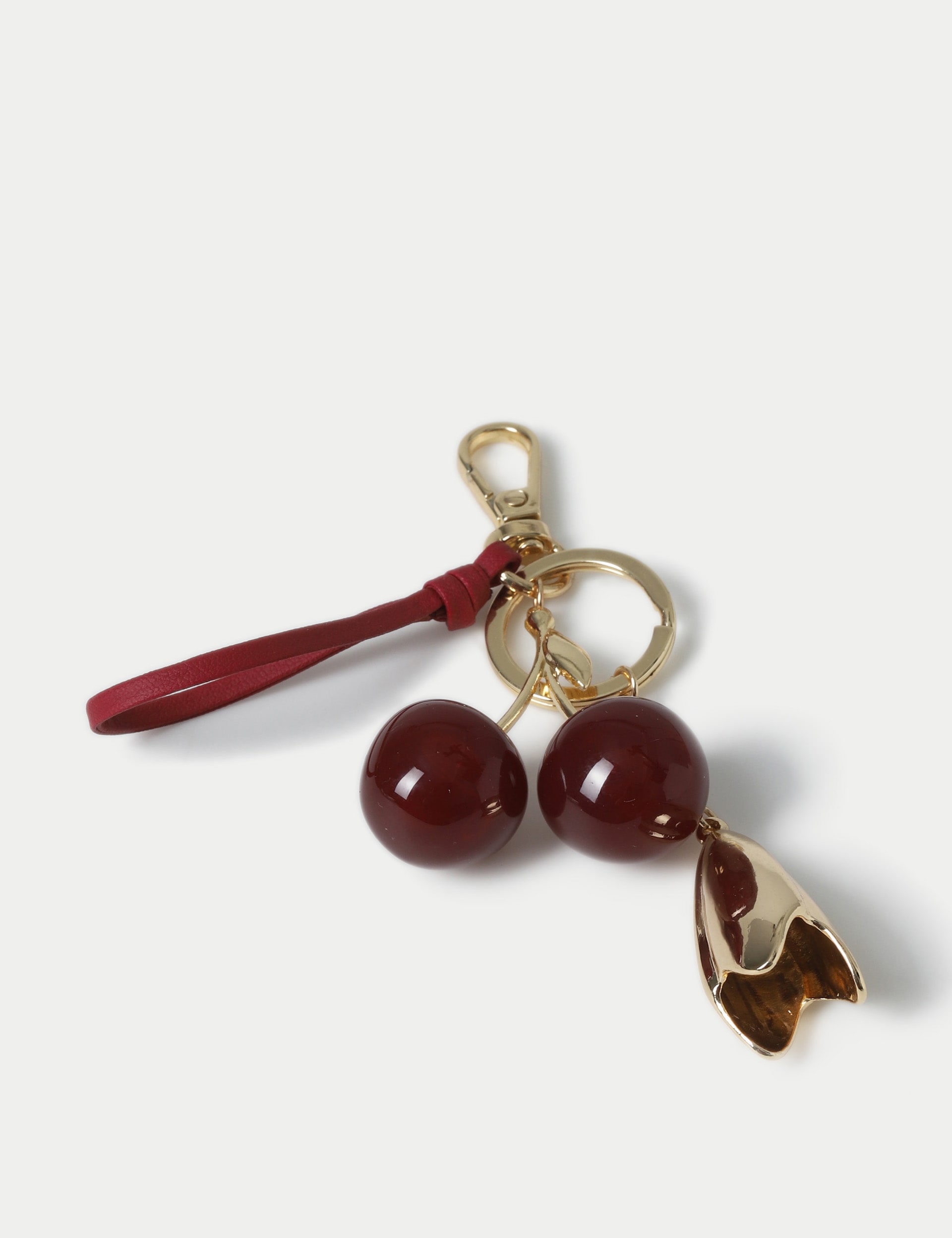 M&S Collection Women's Cherry Bag Charm - Red, Red