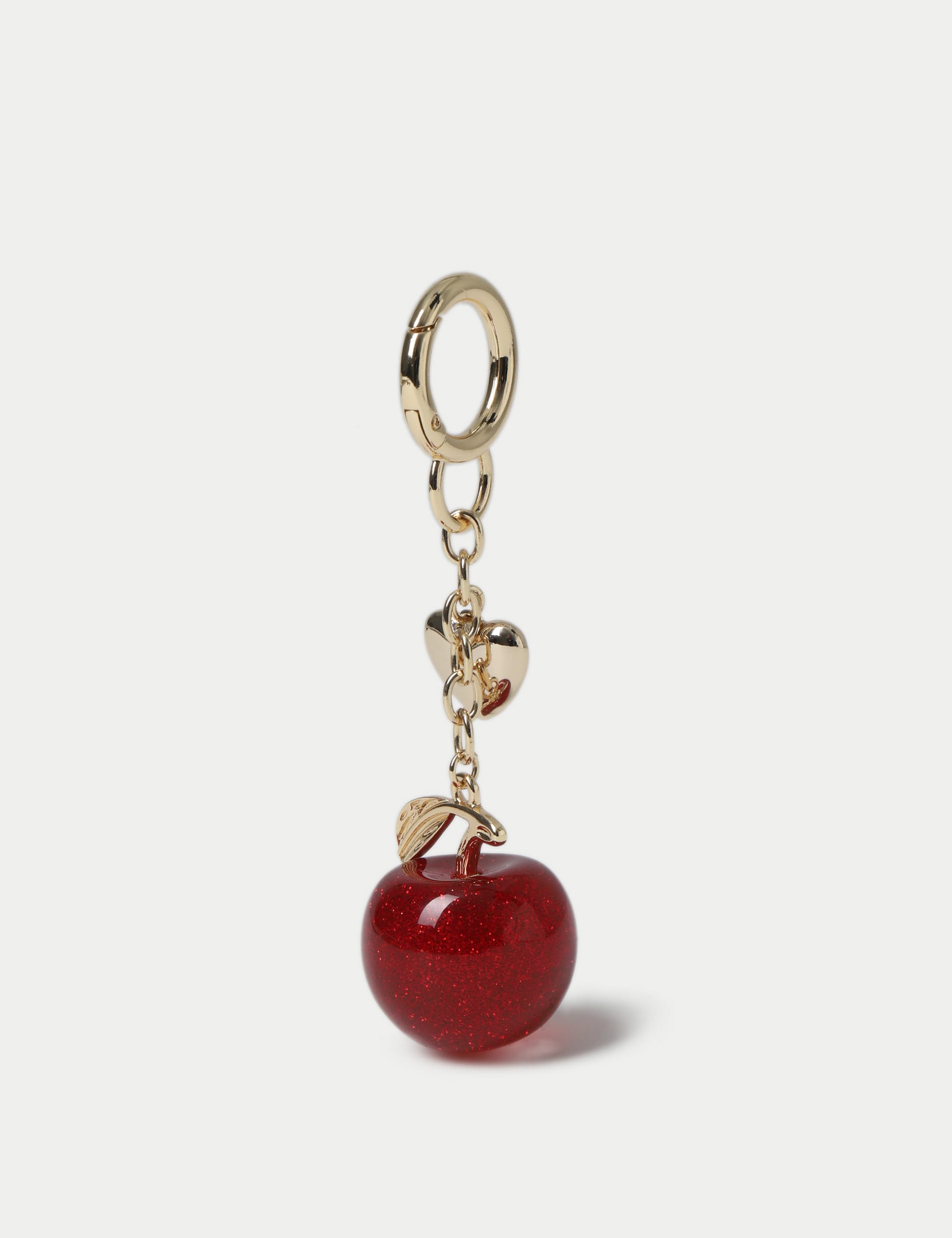 M&S Collection Women's Apple Bag Charm - Red, Red