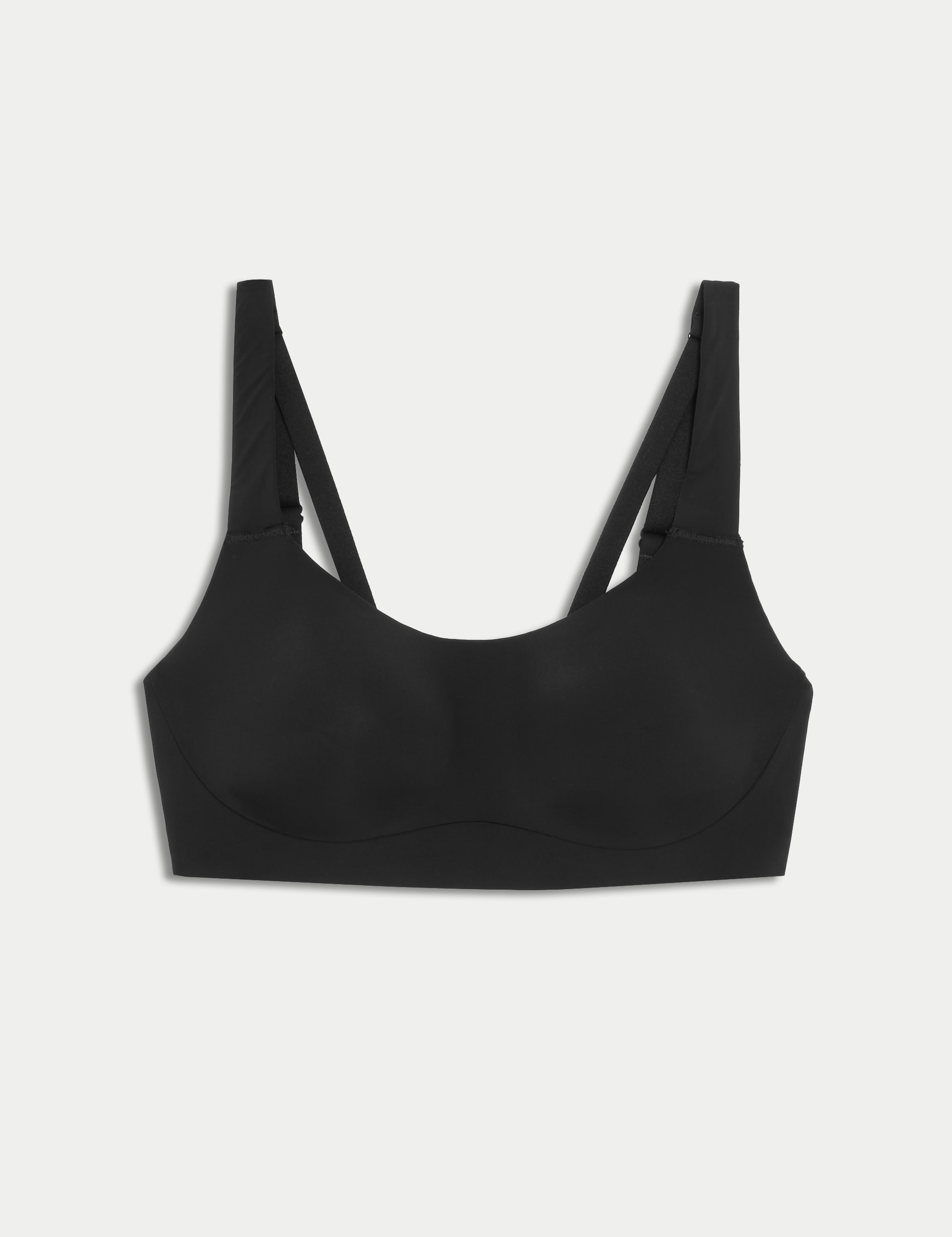 Goodmove Women's Flexifit Medium Support Sports Bra (A-E) - 36B - Black, Kingfisher,Black