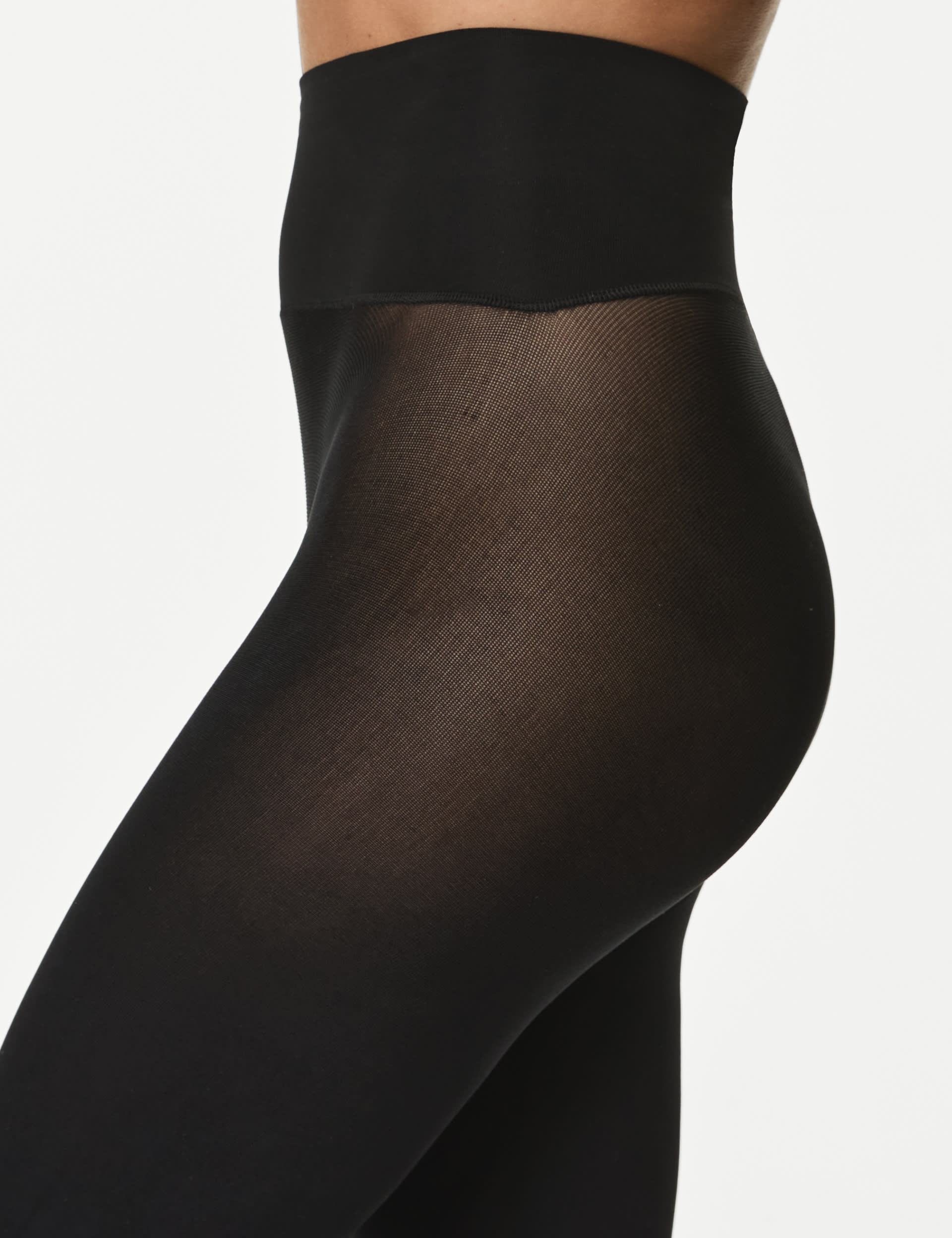 Autograph Women's 60 Denier Soft Luxe Seamless Opaque Tights - Black, Black