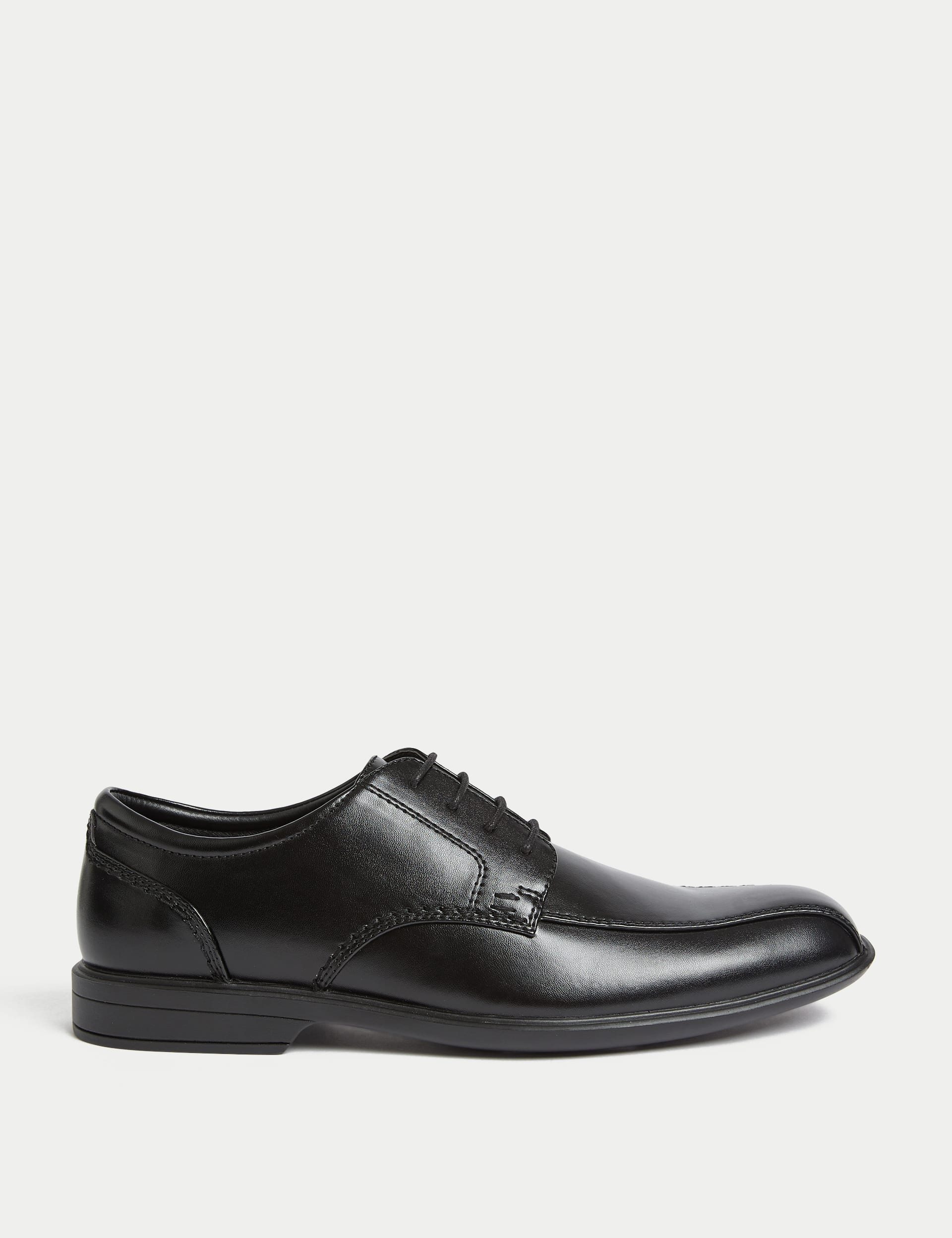 M&S Collection Men's Derby Shoes - 9 - Black, Black