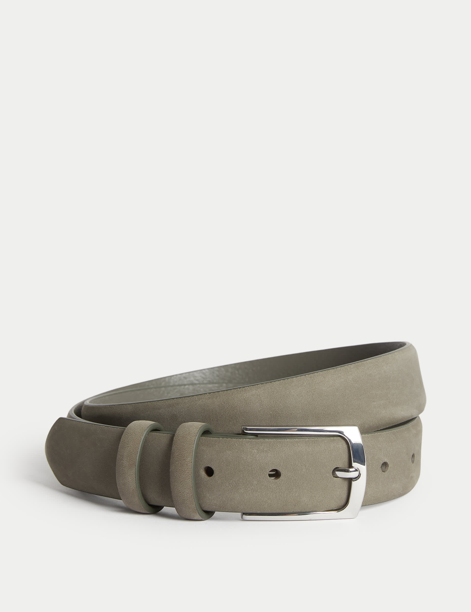 Jaeger Men's Nubuck Belt - 34-36 - Light Green, Light Green