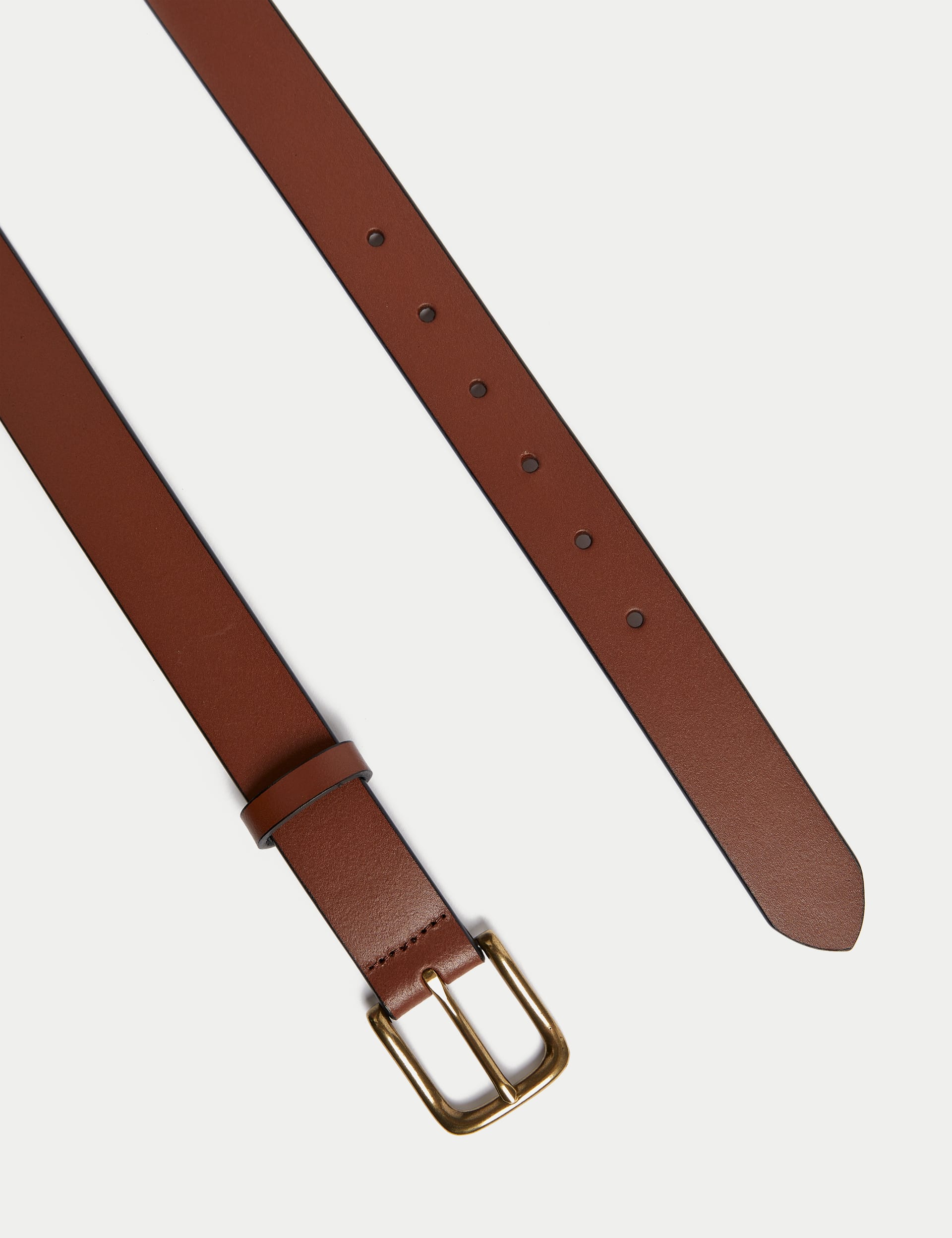 M&S Collection Men's Leather Belt - 38-40 - Tan, Tan,Black