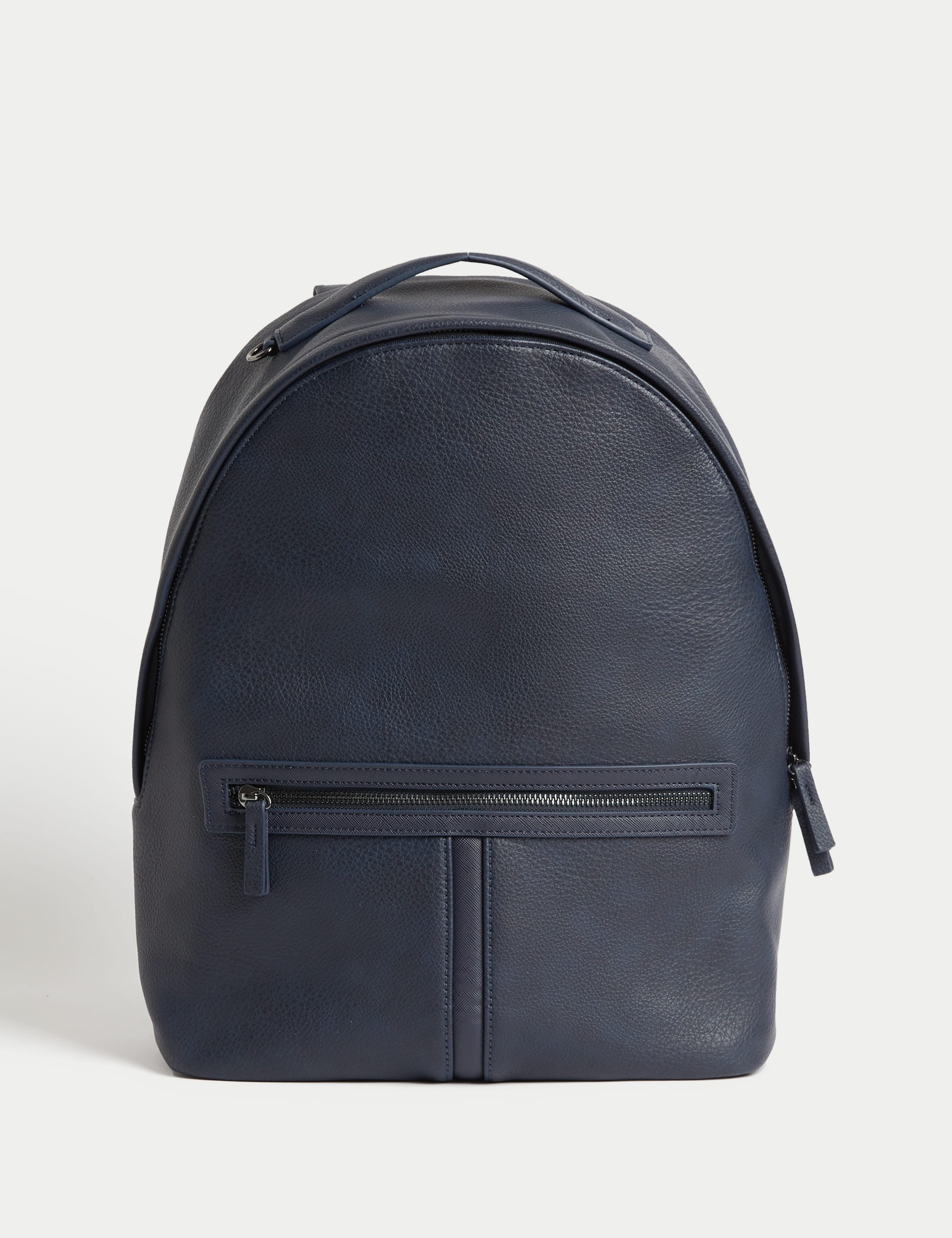 M&S Collection Men's Textured Backpack - one size - Dark Navy, Black,Dark Navy