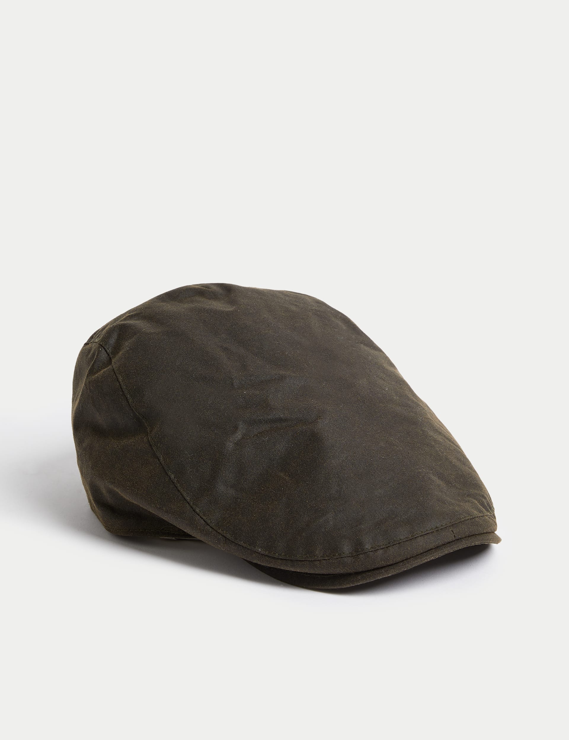 M&S Collection Men's Pure Cotton Flat Cap - L-XL - Khaki Mix, Khaki Mix