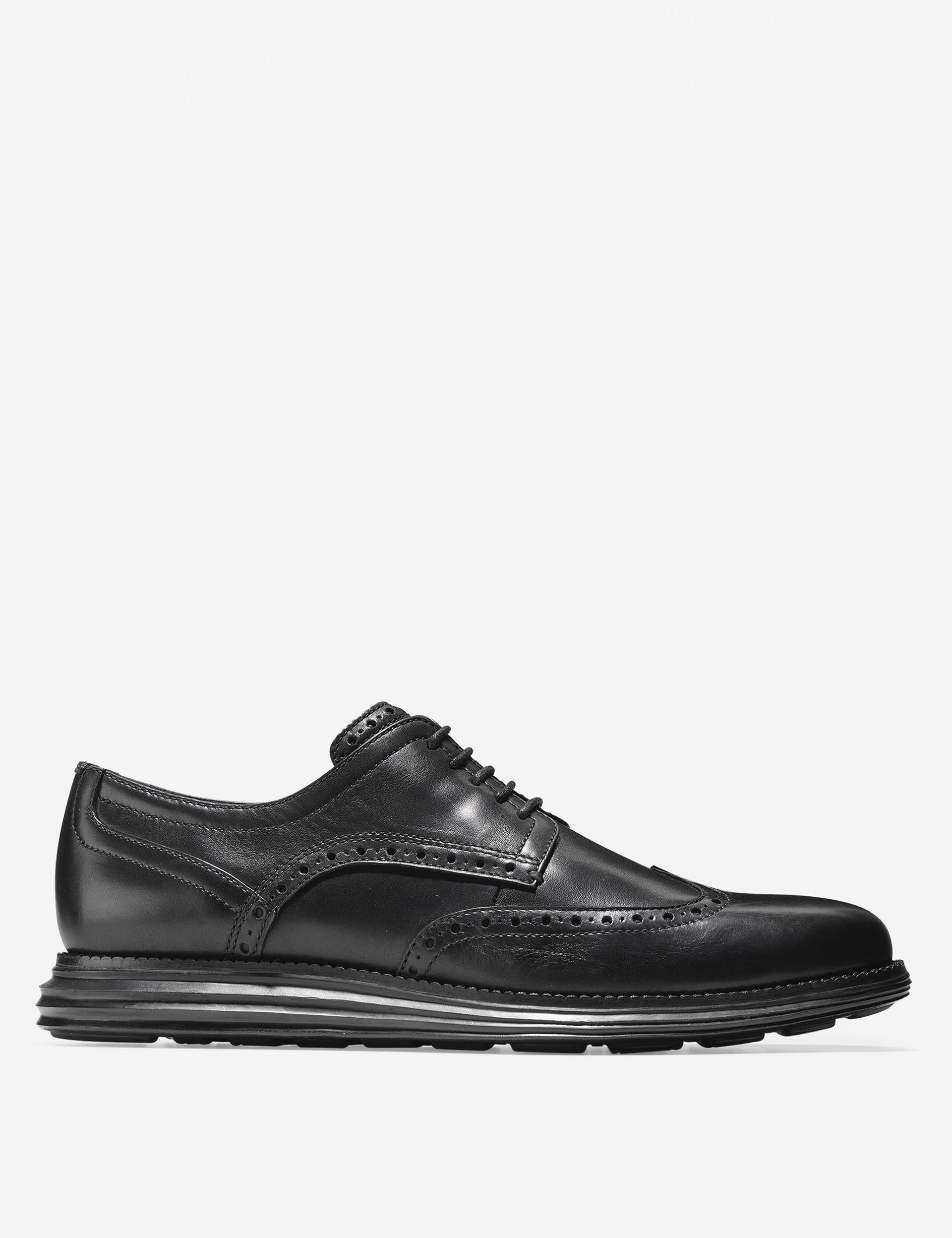 Cole Haan Men's Originalgrand Leather Oxford Shoes - 7 - Black, Black,Tan