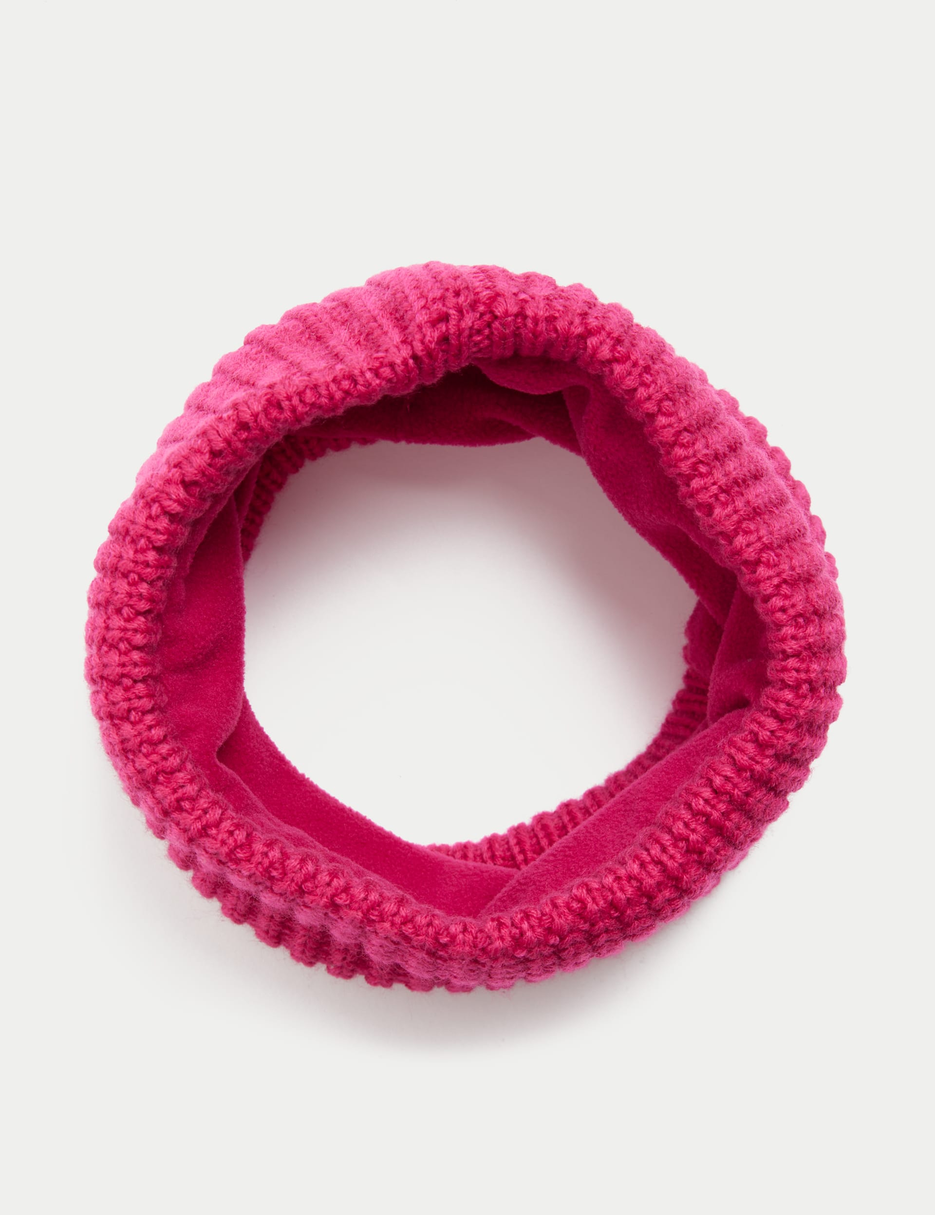 M&S Collection Kids Knitted Snood (3-13 Yrs) - 3-6Y - Hot Pink, Hot Pink