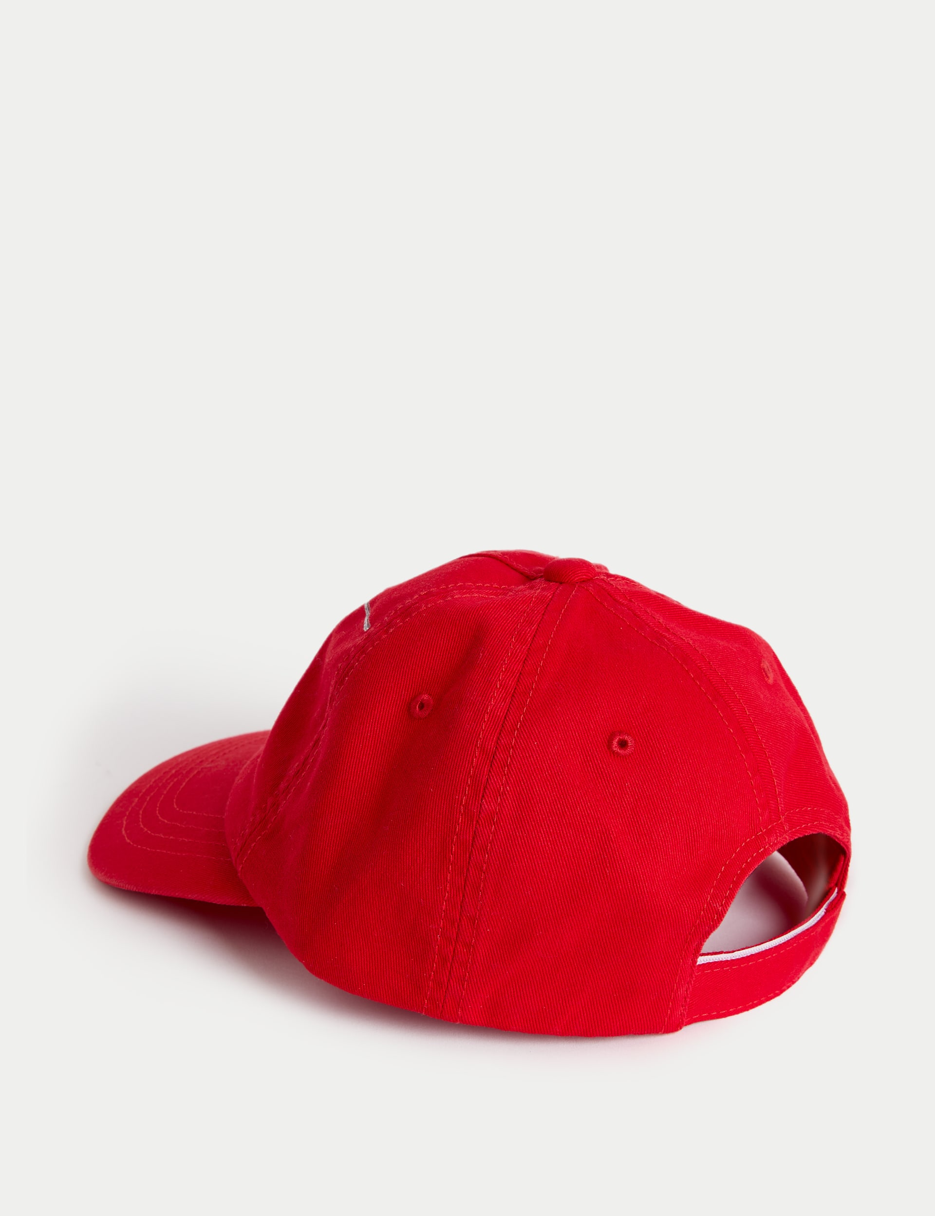 M&S Collection Kids Pure Cotton Spider-Man Baseball Cap (1-13 Yrs) - 3-6Y - Red, Red