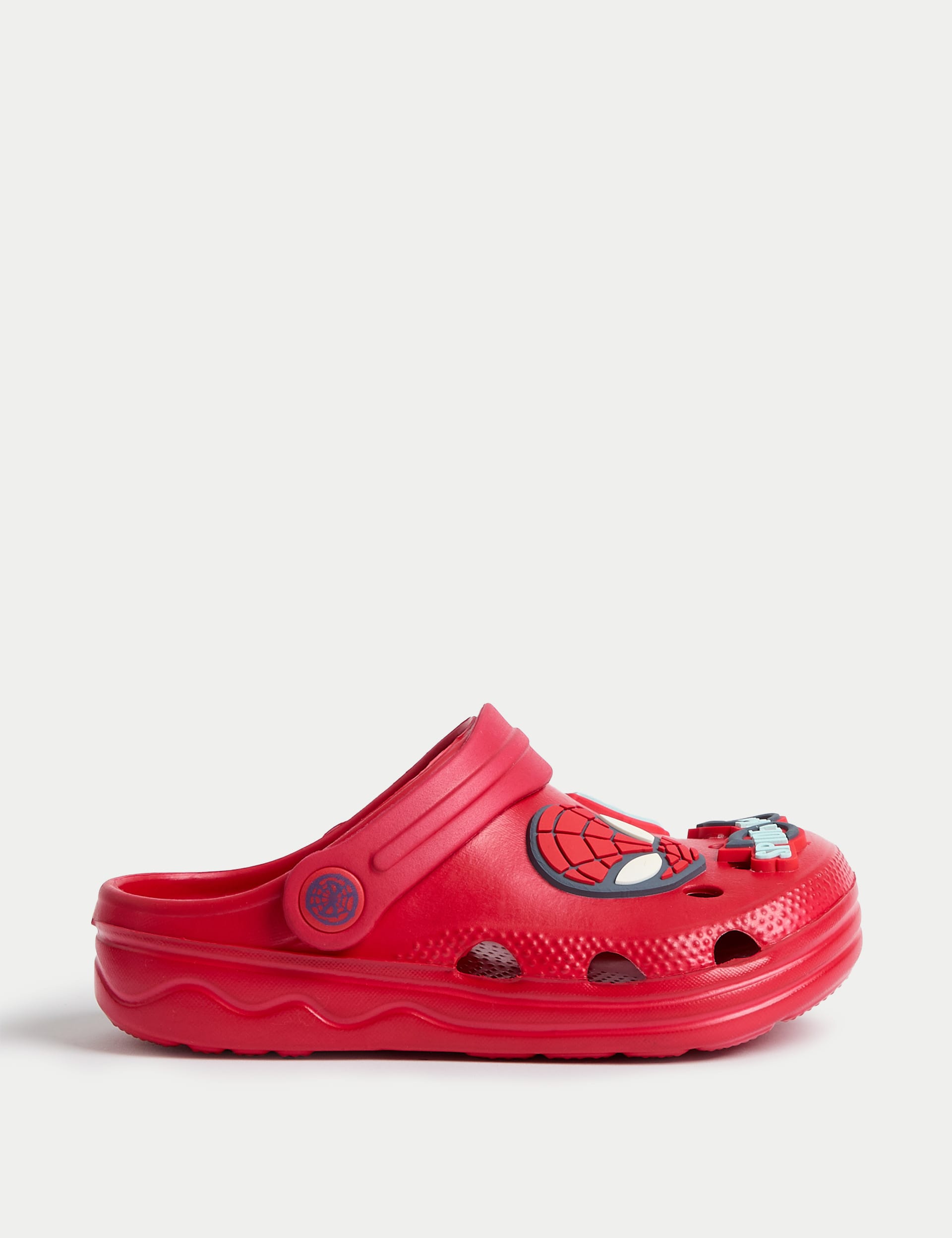 M&S Collection Kids Spidey Clogs (4 Small - 2 Large) - 1 LSTD - Red Mix, Red Mix