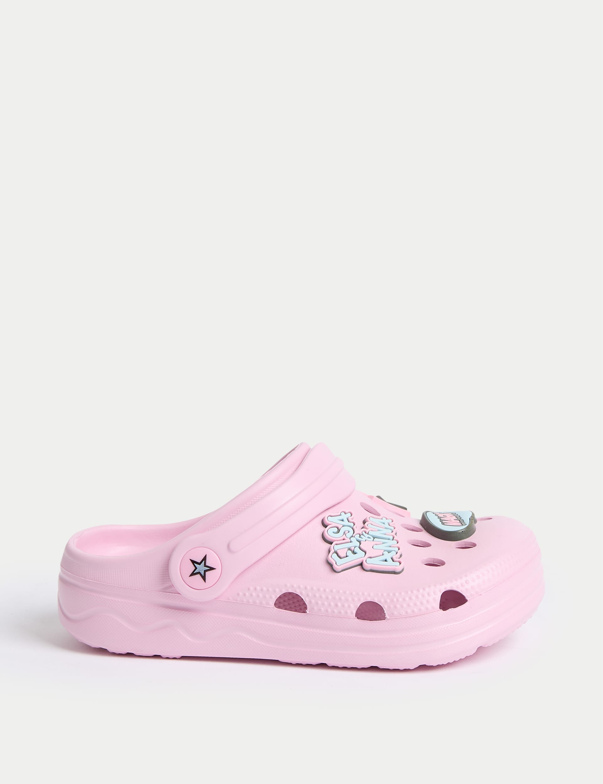 M&S Collection Kids Disney Frozen Clogs (4 Small - 13 Small) - 9 SSTD - Pink Mix, Pink Mix