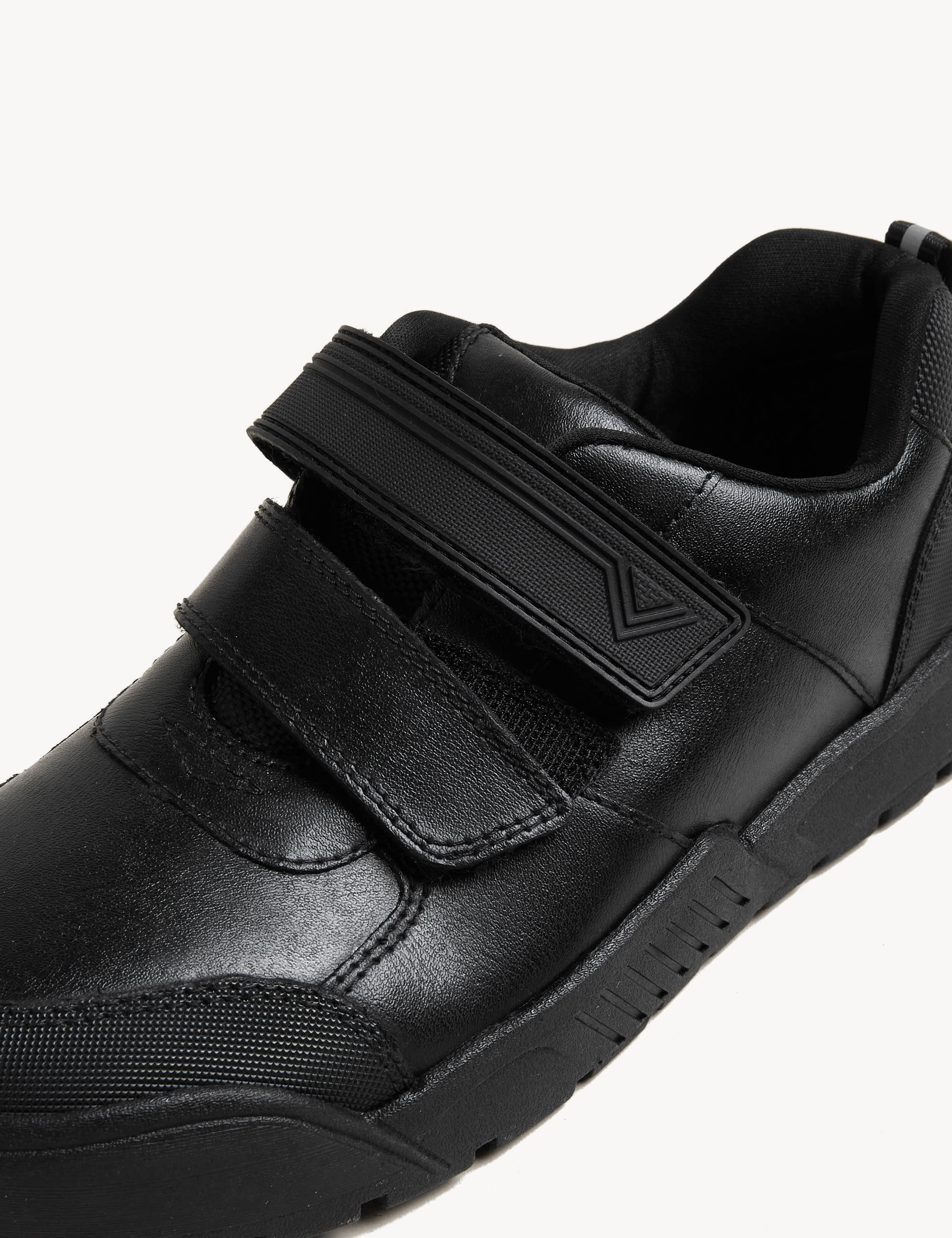 M&S Collection Kids Leather School Shoes (2 Large - 9 Large) - 6 LSTD - Black, Black